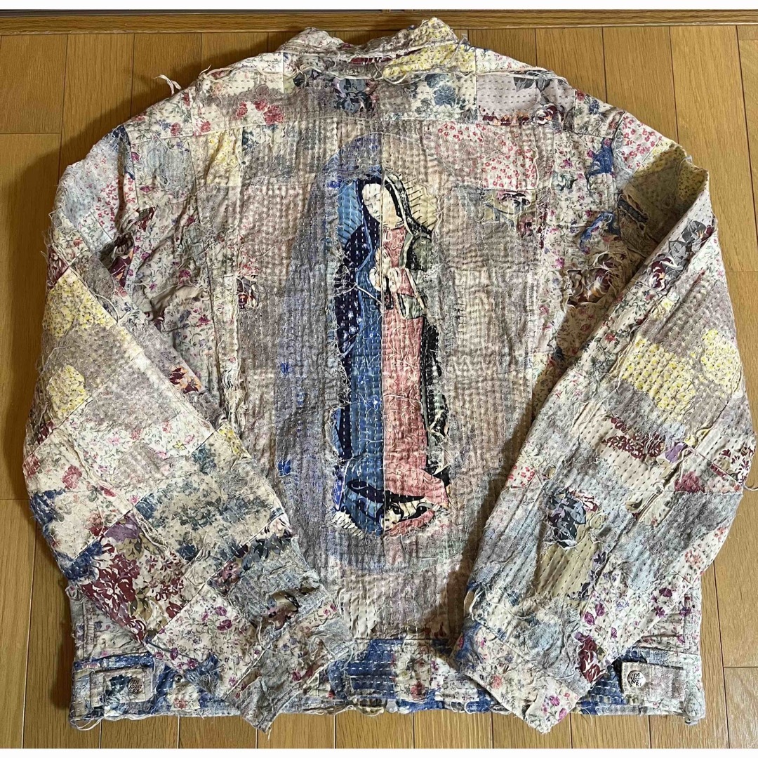 KAPITAL - 新品 KAPITAL シャンペトルBOROバージンマリアZIP UP KAPITAL - 新品 KAPITAL シャンペトルBOROバージンマリアZIP UP
