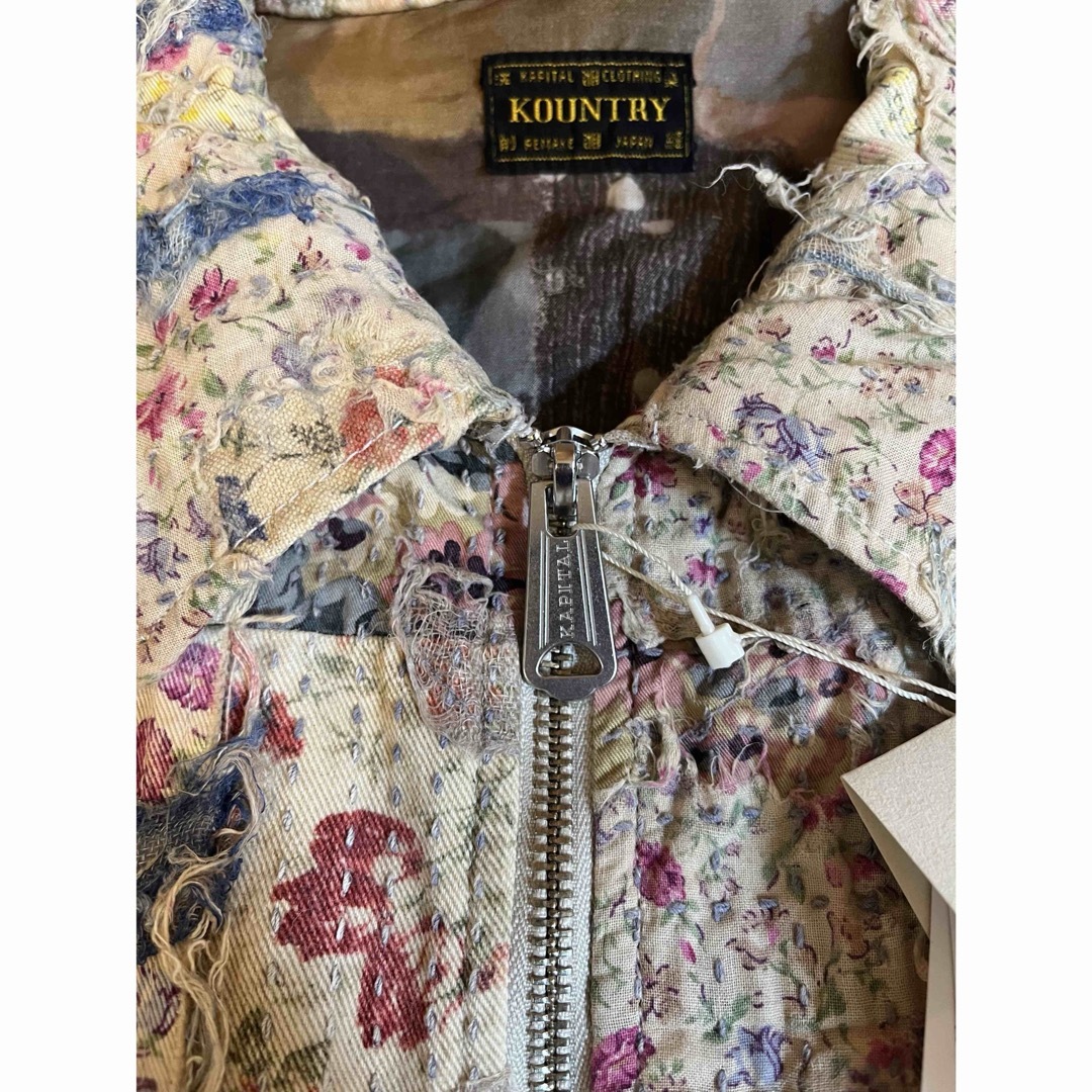 KAPITAL - 新品 KAPITAL シャンペトルBOROバージンマリアZIP UP KAPITAL - 新品 KAPITAL シャンペトルBOROバージンマリアZIP UP