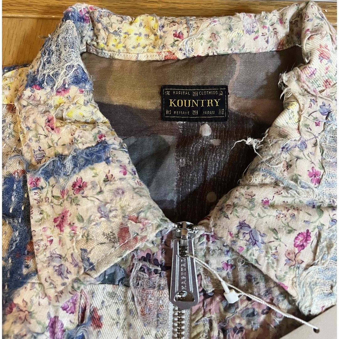 KAPITAL - 新品 KAPITAL シャンペトルBOROバージンマリアZIP UP KAPITAL - 新品 KAPITAL シャンペトルBOROバージンマリアZIP UP