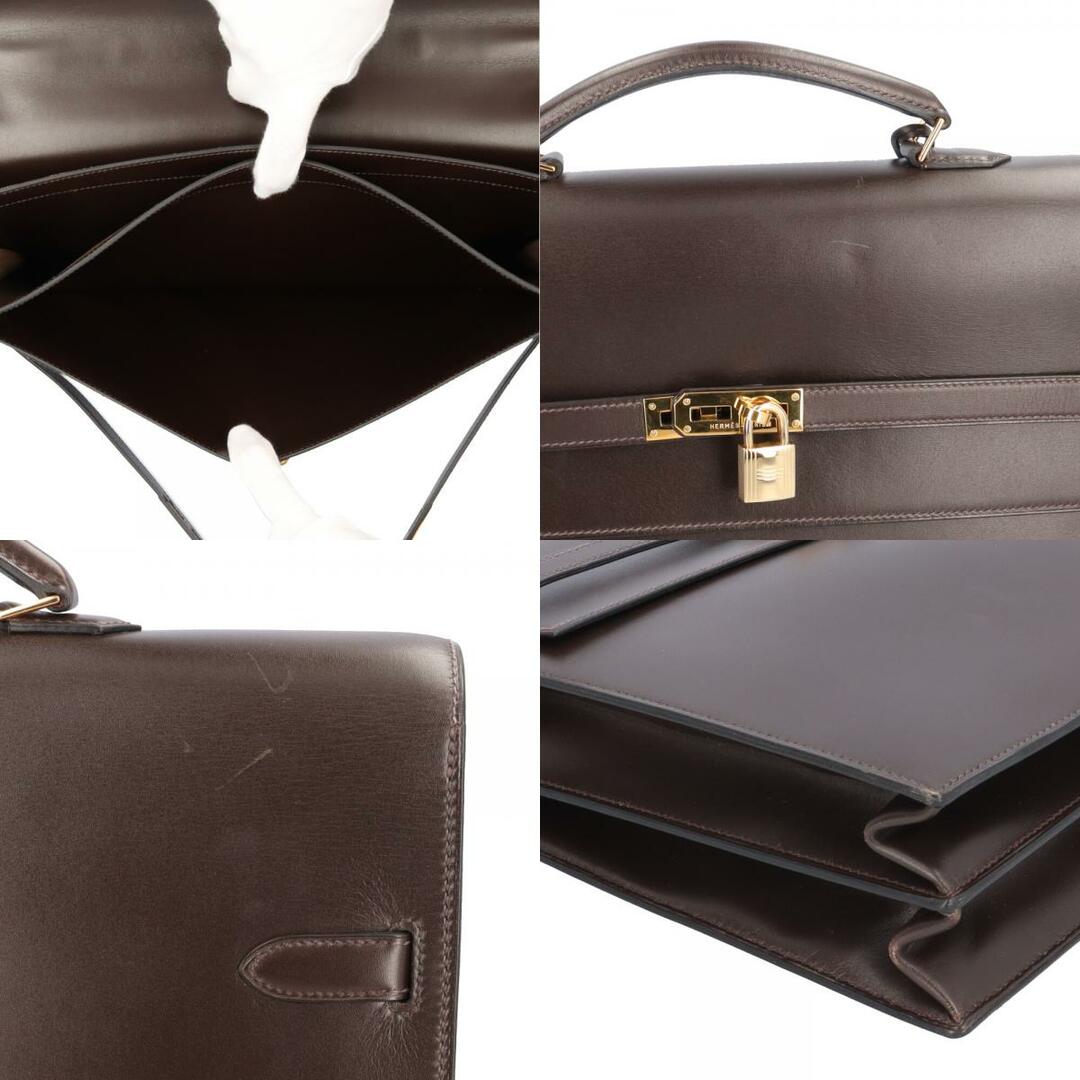 HERMES - エルメス ケリーデペッシュ38 ビジネスバッグ ボックス HERMES - エルメス ケリーデペッシュ38 ビジネスバッグ ボックス