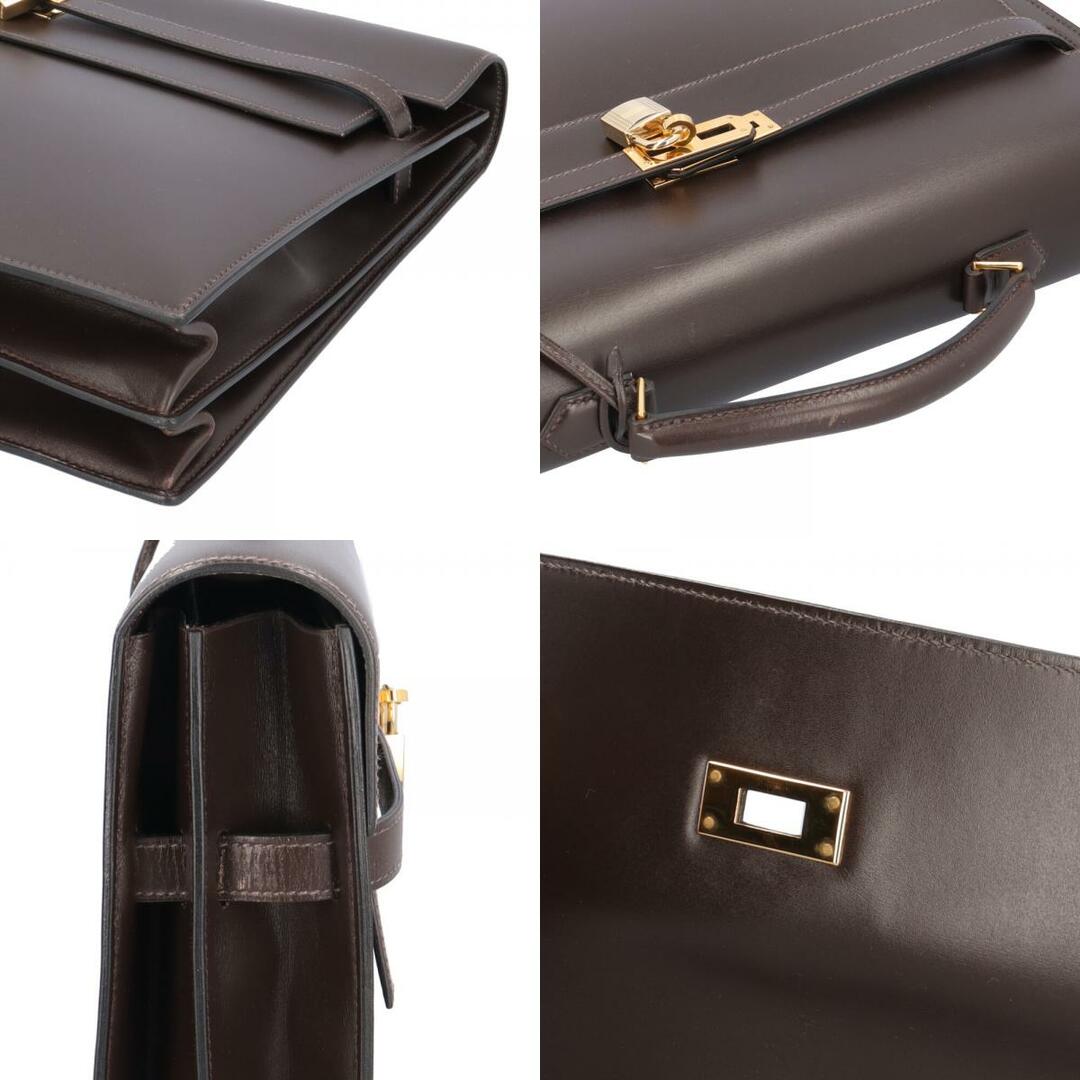 HERMES - エルメス ケリーデペッシュ38 ビジネスバッグ ボックス HERMES - エルメス ケリーデペッシュ38 ビジネスバッグ ボックス