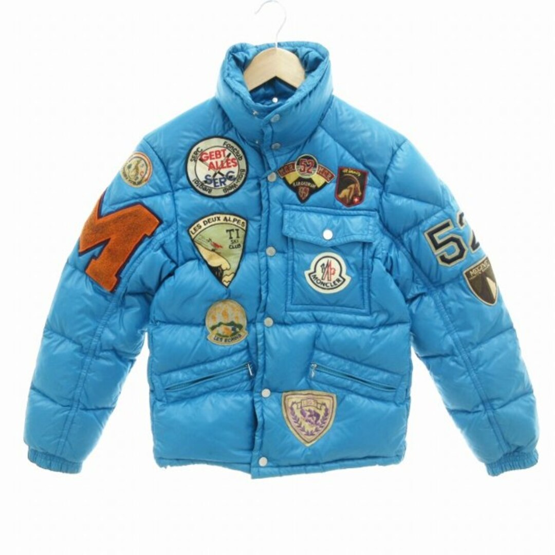 MONCLER - モンクレール ダウンジャケット フード ロゴ ワッペン MONCLER - モンクレール ダウンジャケット フード ロゴ ワッペン