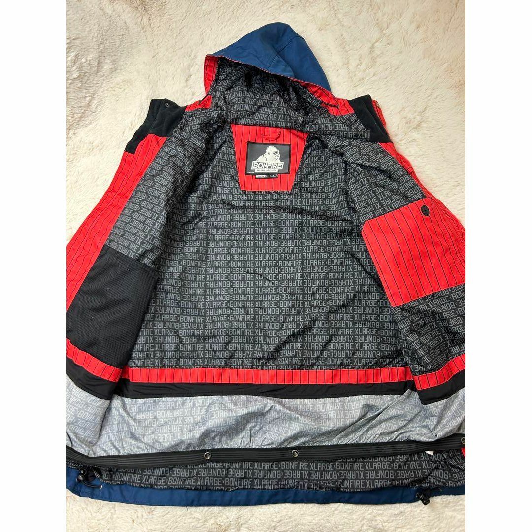 BONFIRE X-LARGE コラボジャケット スノボウェア L パーカーの BONFIRE X-LARGE コラボジャケット スノボウェア L パーカーの