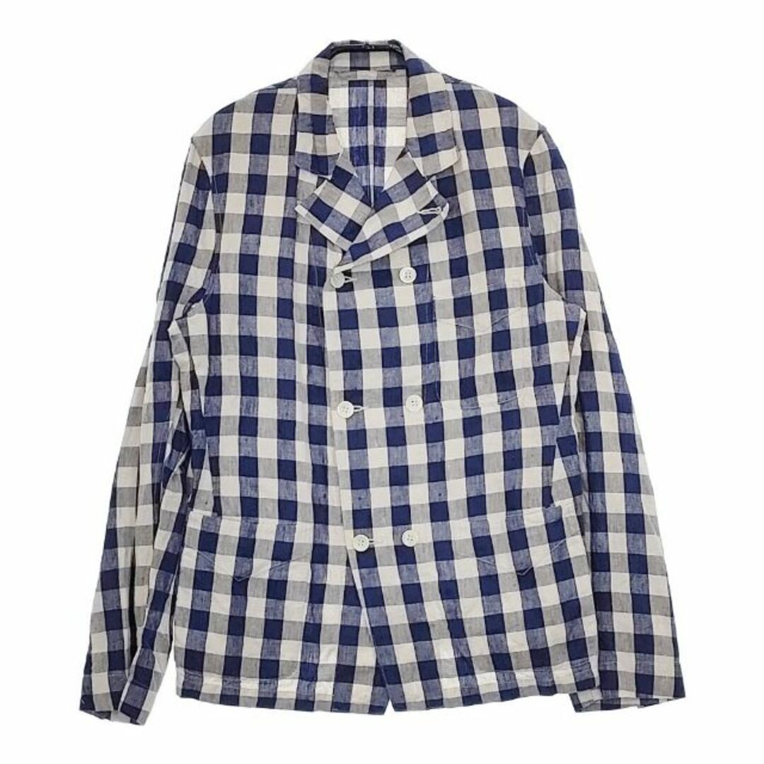 45rpm - 45R/45rpm リネンJACKET 定価63800円 チェック 45rpm - 45R/45rpm リネンJACKET 定価63800円 チェック