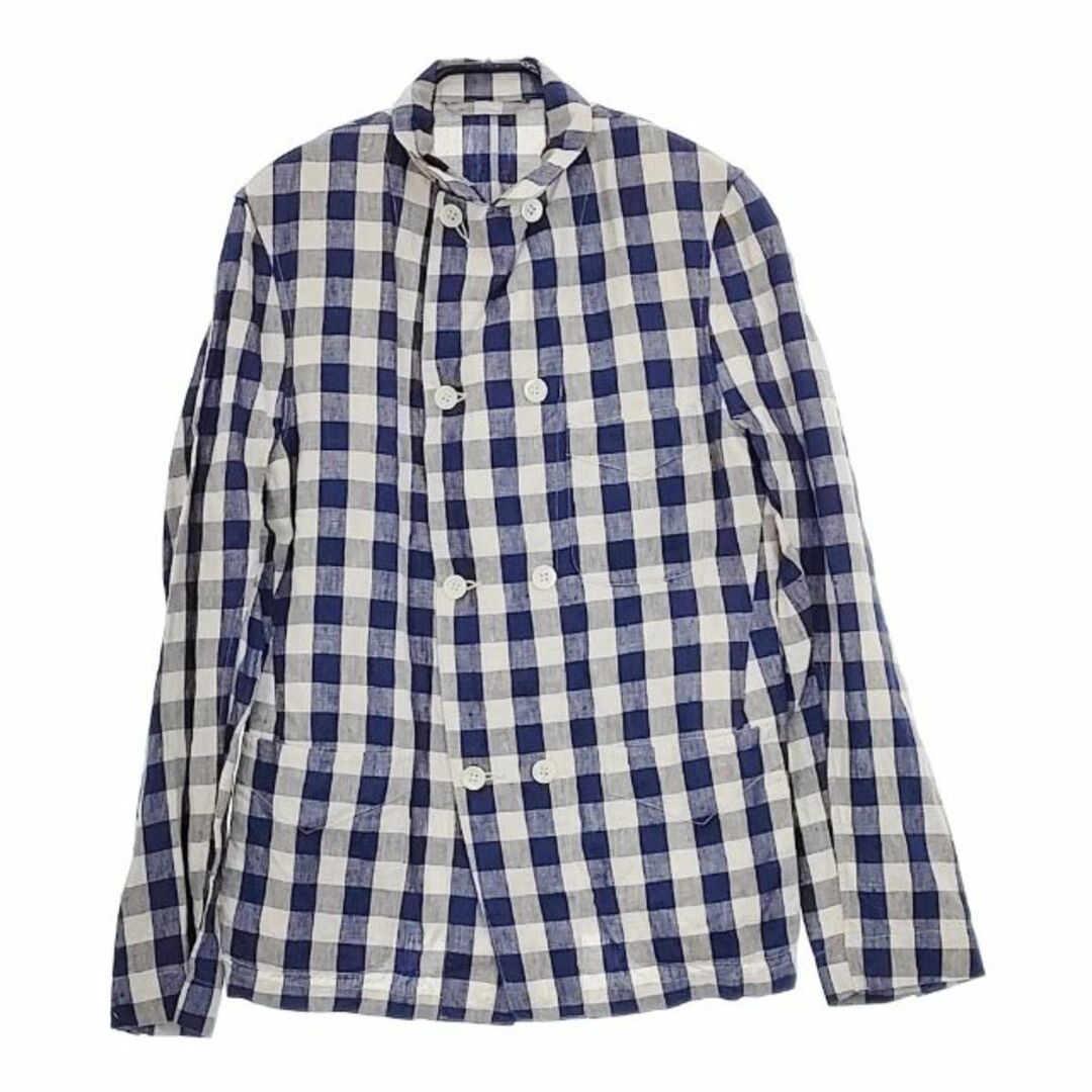 45rpm - 45R/45rpm リネンJACKET 定価63800円 チェック 45rpm - 45R/45rpm リネンJACKET 定価63800円 チェック