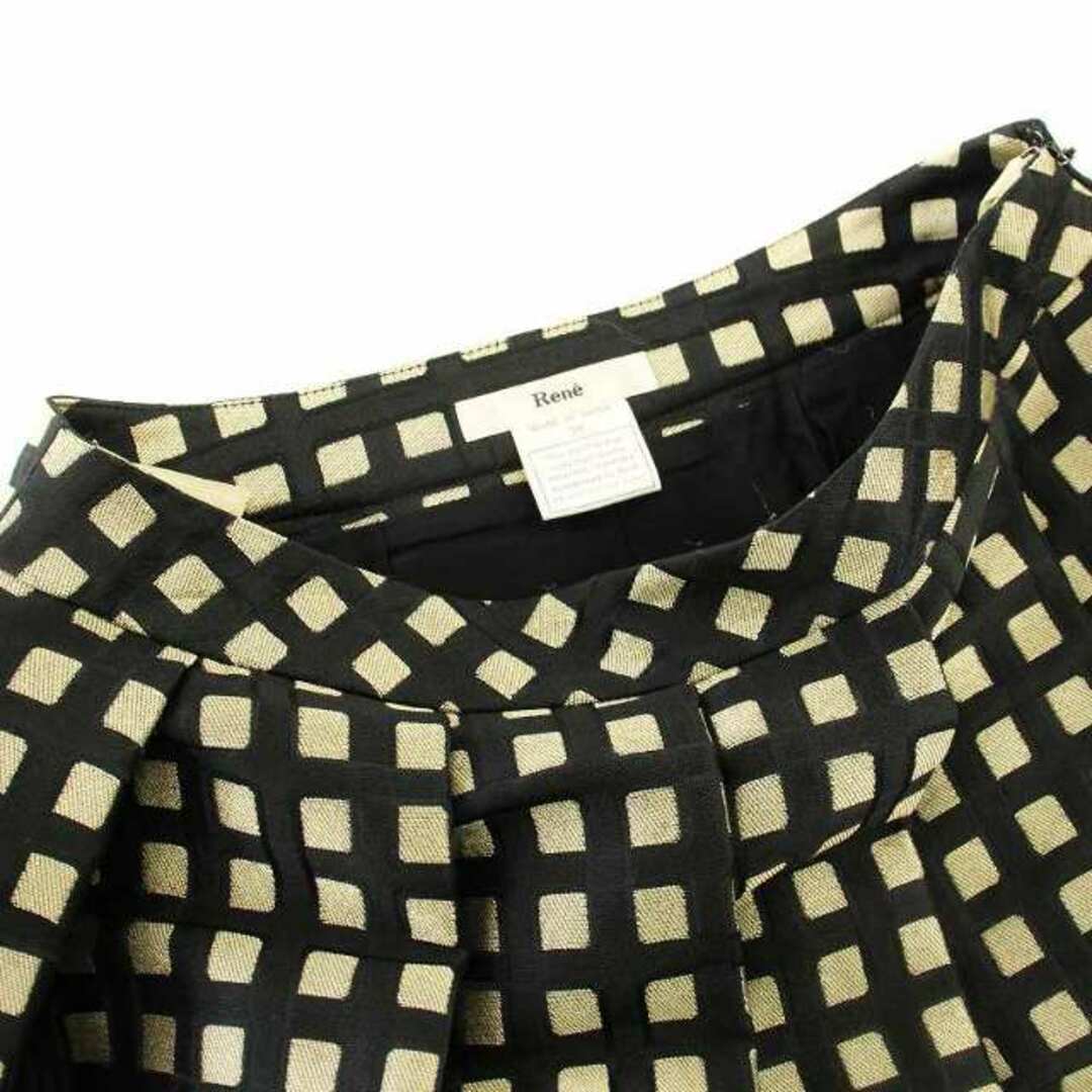 René - ルネ Rene プリーツ スカート ひざ丈 チェック 38 René - ルネ Rene プリーツ スカート ひざ丈 チェック 38