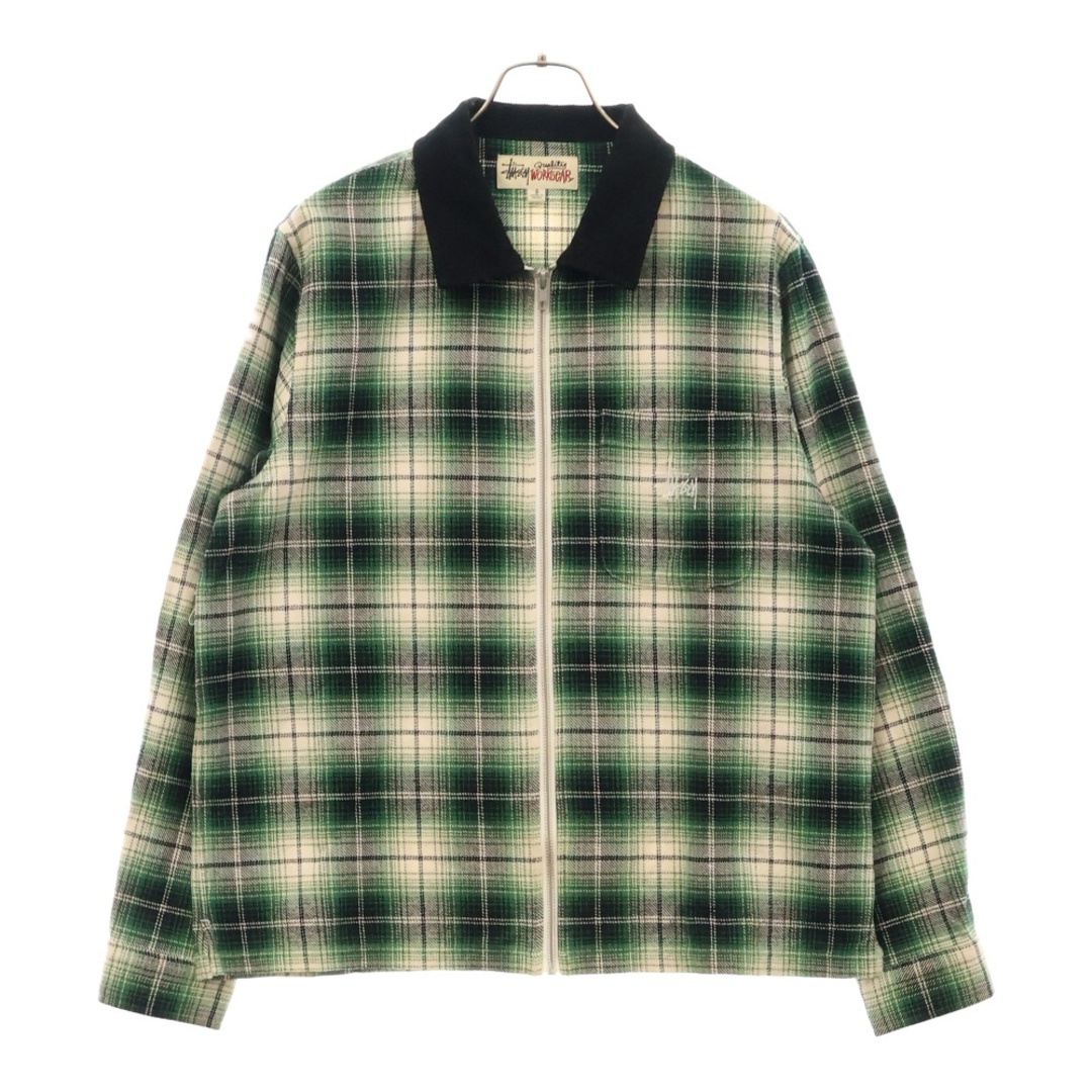 STUSSY - STUSSY ステューシー 21AW FRANK PLAID ZIP L/S SHIRT STUSSY - STUSSY ステューシー 21AW FRANK PLAID ZIP L/S SHIRT