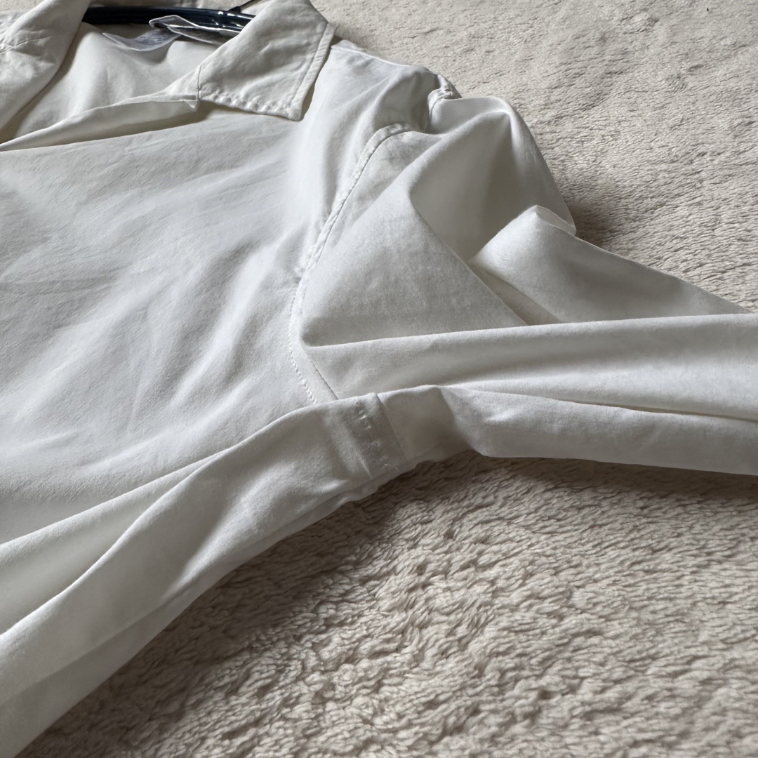 Max Mara - Max Mara マックスマーラ 白タグ 比翼シャツ Max Mara - Max Mara マックスマーラ 白タグ 比翼シャツ