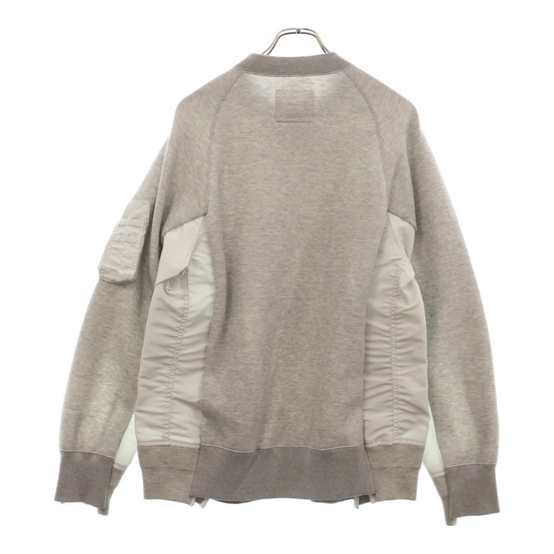 sacai - Sacai サカイ 25SS Sponge Sweat Nylon Twill Pullover sacai - Sacai サカイ 25SS Sponge Sweat Nylon Twill Pullover