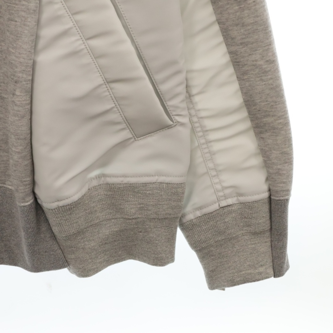 sacai - Sacai サカイ 25SS Sponge Sweat Nylon Twill Pullover sacai - Sacai サカイ 25SS Sponge Sweat Nylon Twill Pullover