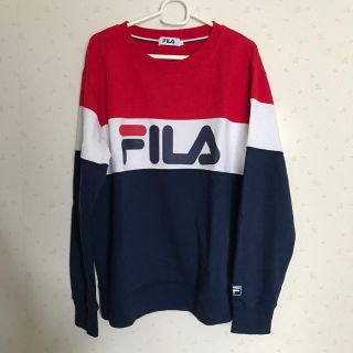 ウィゴー(WEGO)の再値下げ▼送料込み★FILAスウェットTOPS(トレーナー/スウェット)