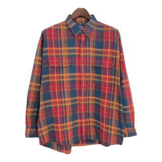 GAP - 90年代 GAP ギャップ 長袖チェックシャツ オールド GAP - 90年代 GAP ギャップ 長袖チェックシャツ オールド