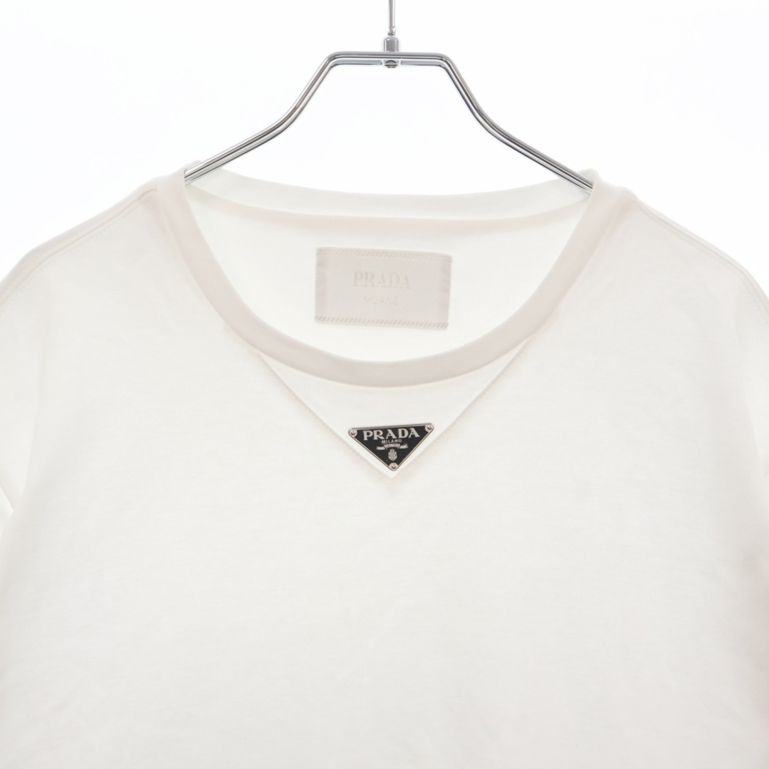 PRADA - PRADA プラダ 24SS Cotton Short Sleeves Logo Tee PRADA - PRADA プラダ 24SS Cotton Short Sleeves Logo Tee