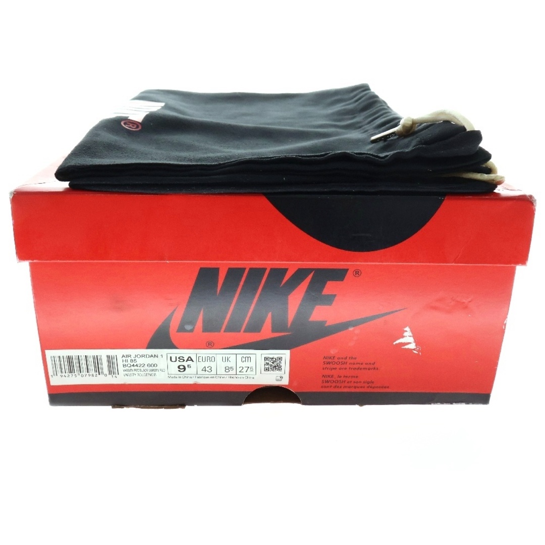 NIKE - NIKE ナイキ AIR JORDAN 1 HIGH 85 VARSITY RED エア NIKE - NIKE ナイキ AIR JORDAN 1 HIGH 85 VARSITY RED エア