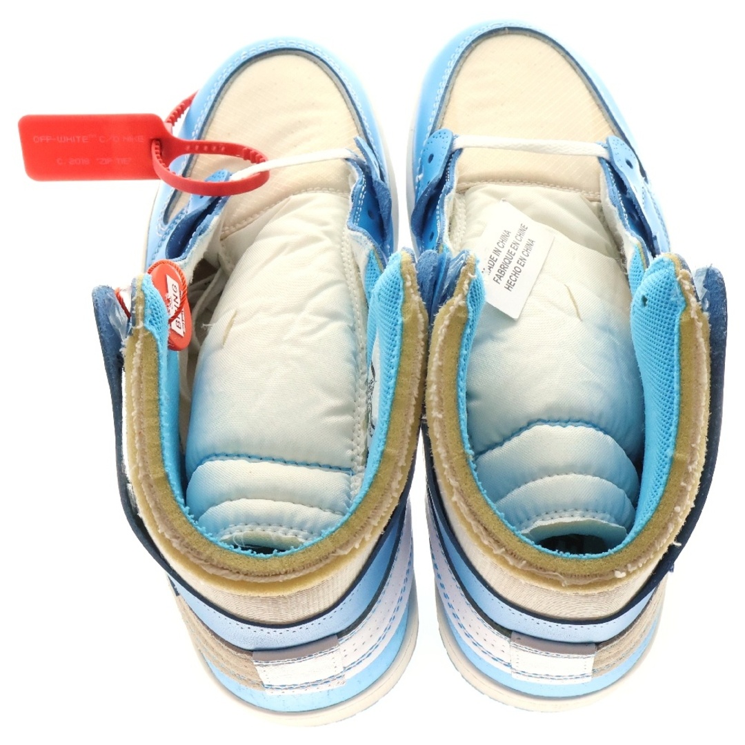 NIKE - NIKE ナイキ ×OFF-WHITE AIR JORDAN 1 POWDER BLUE UNC NIKE - NIKE ナイキ ×OFF-WHITE AIR JORDAN 1 POWDER BLUE UNC