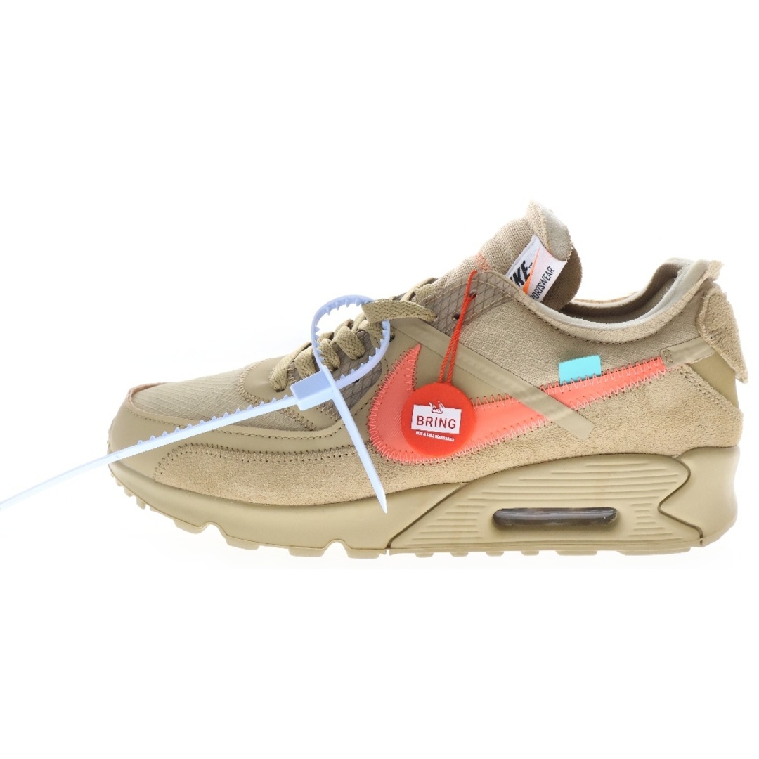 NIKE - NIKE ナイキ ×OFF-WHITE THE 10 AIR MAX 90 DESERT ORE NIKE - NIKE ナイキ ×OFF-WHITE THE 10 AIR MAX 90 DESERT ORE