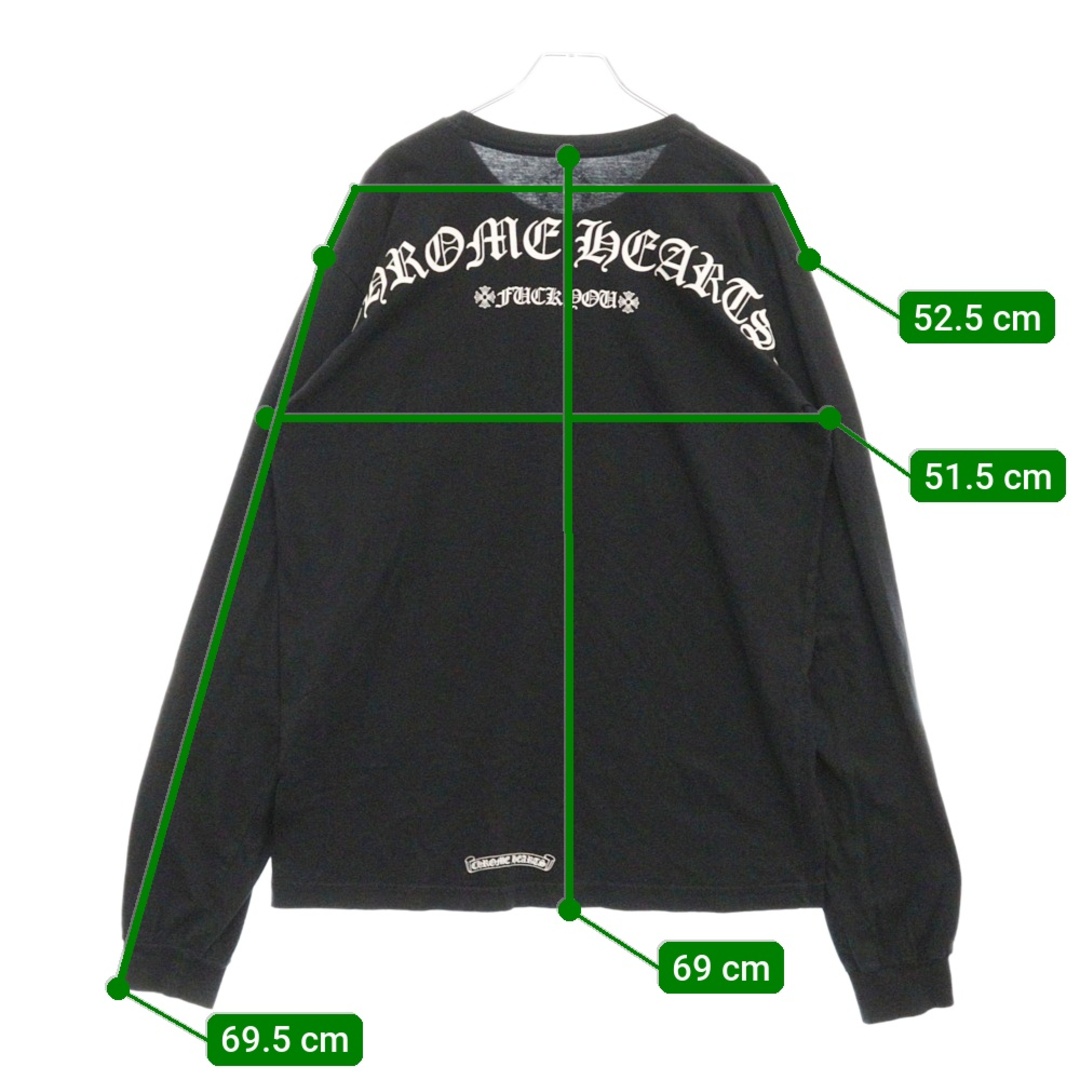 Chrome Hearts - CHROME HEARTS クロムハーツ CH LS バックロゴ Chrome Hearts - CHROME HEARTS クロムハーツ CH LS バックロゴ