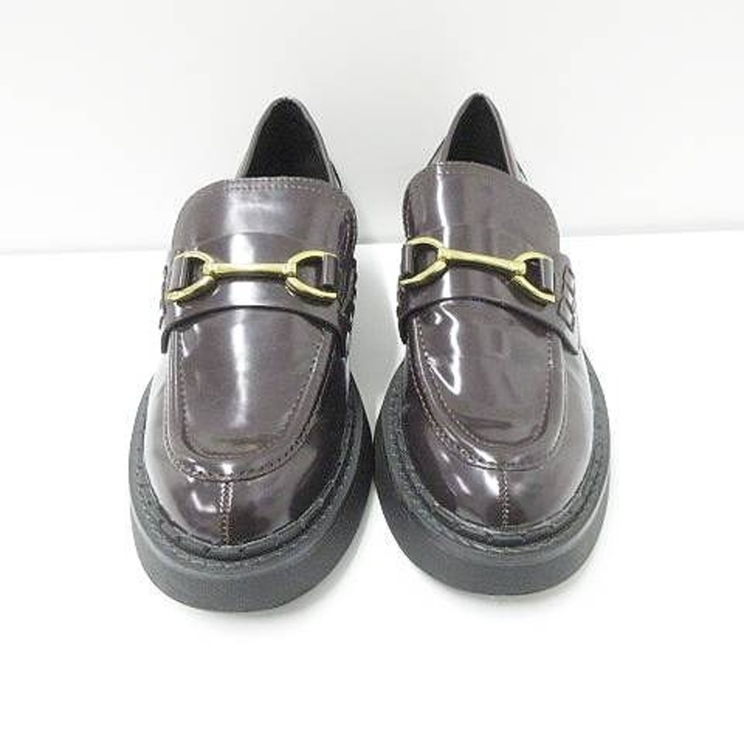 ZARA - ザラ ZARA 美品 ローファー エナメル 38 約Mサイズ ZARA - ザラ ZARA 美品 ローファー エナメル 38 約Mサイズ