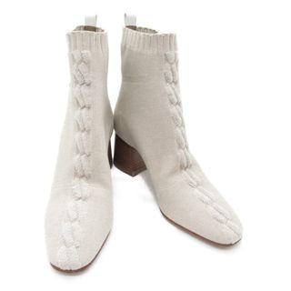 HERMES - HERMES エルメス ブーツ ニットショート ブーツの通販 HERMES - HERMES エルメス ブーツ ニットショート ブーツの通販