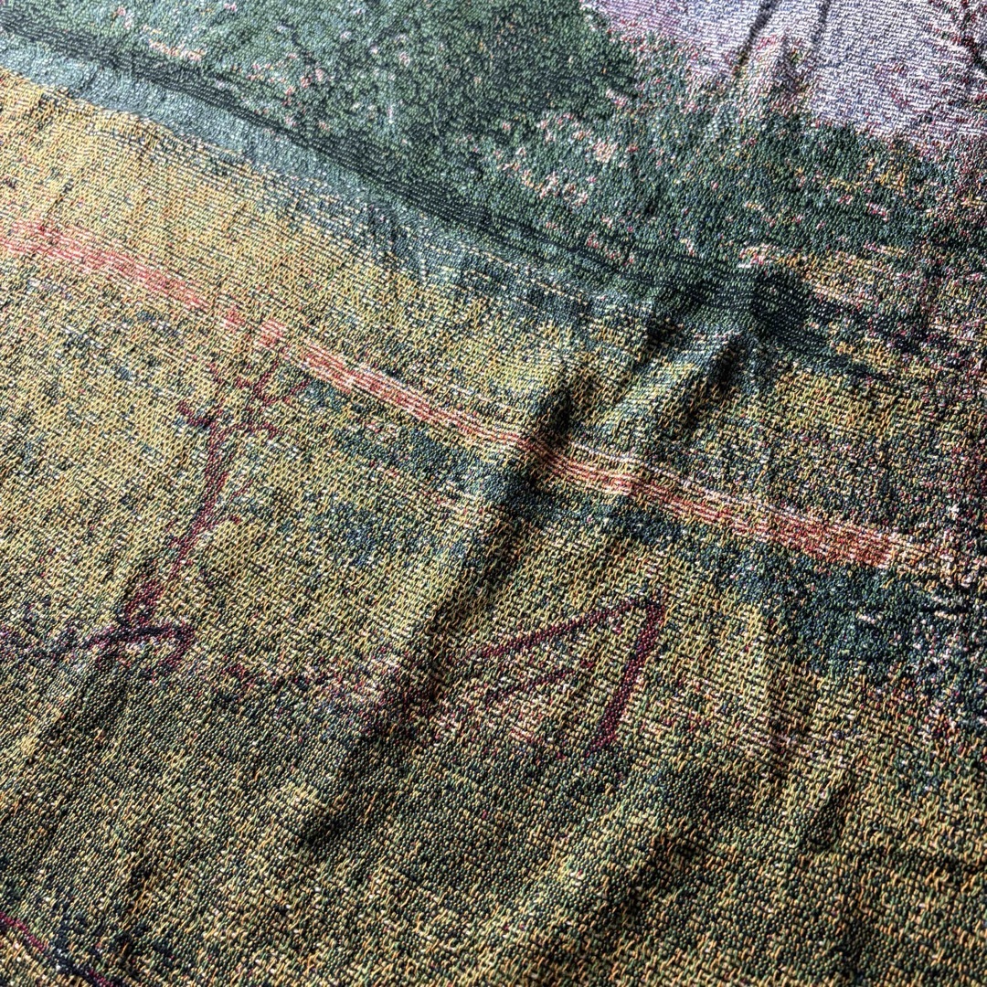 VINTAGE - 【90sオールド】風景画 フリンジ付き ヴィンテージ VINTAGE - 【90sオールド】風景画 フリンジ付き ヴィンテージ
