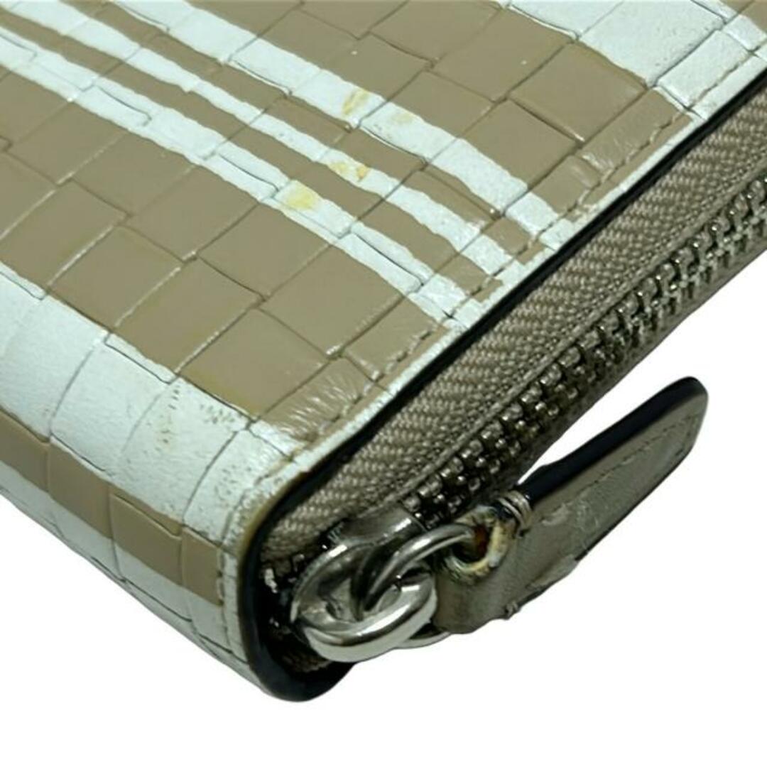 COACH - COACH(コーチ) 長財布 - 白×ベージュ ラウンド COACH - COACH(コーチ) 長財布 - 白×ベージュ ラウンド