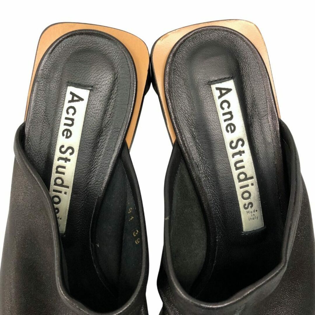 Acne Studios - アクネ ストゥディオズ ミュール オープントゥ Acne Studios - アクネ ストゥディオズ ミュール オープントゥ