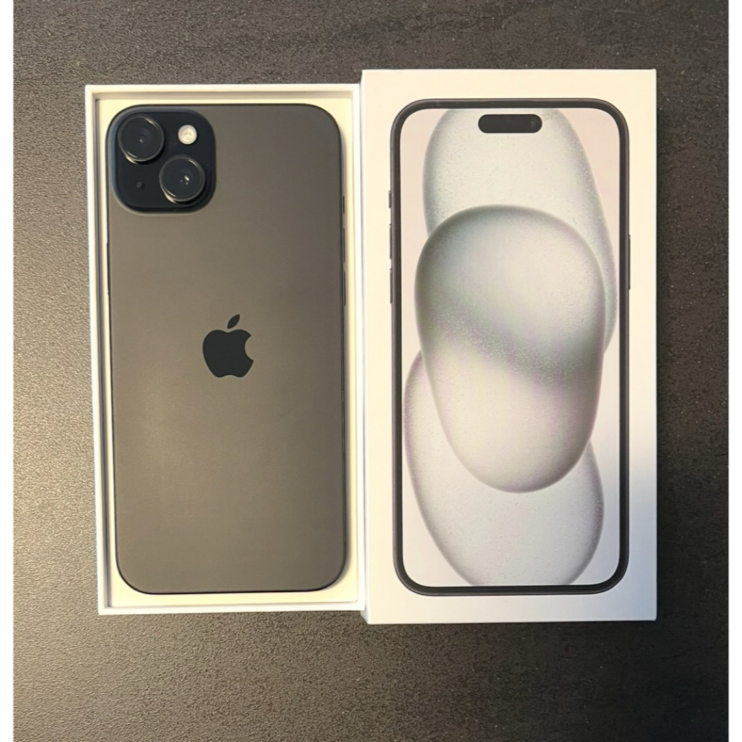 iPhone - iphone 15 Plus 128GB バッテリ100% ブラック充放電54 iPhone - iphone 15 Plus 128GB バッテリ100% ブラック充放電54