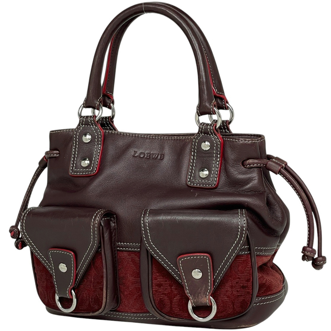 LOEWE - ロエベ ロゴ ハンドバッグ レディース 【中古】の通販 LOEWE - ロエベ ロゴ ハンドバッグ レディース 【中古】の通販