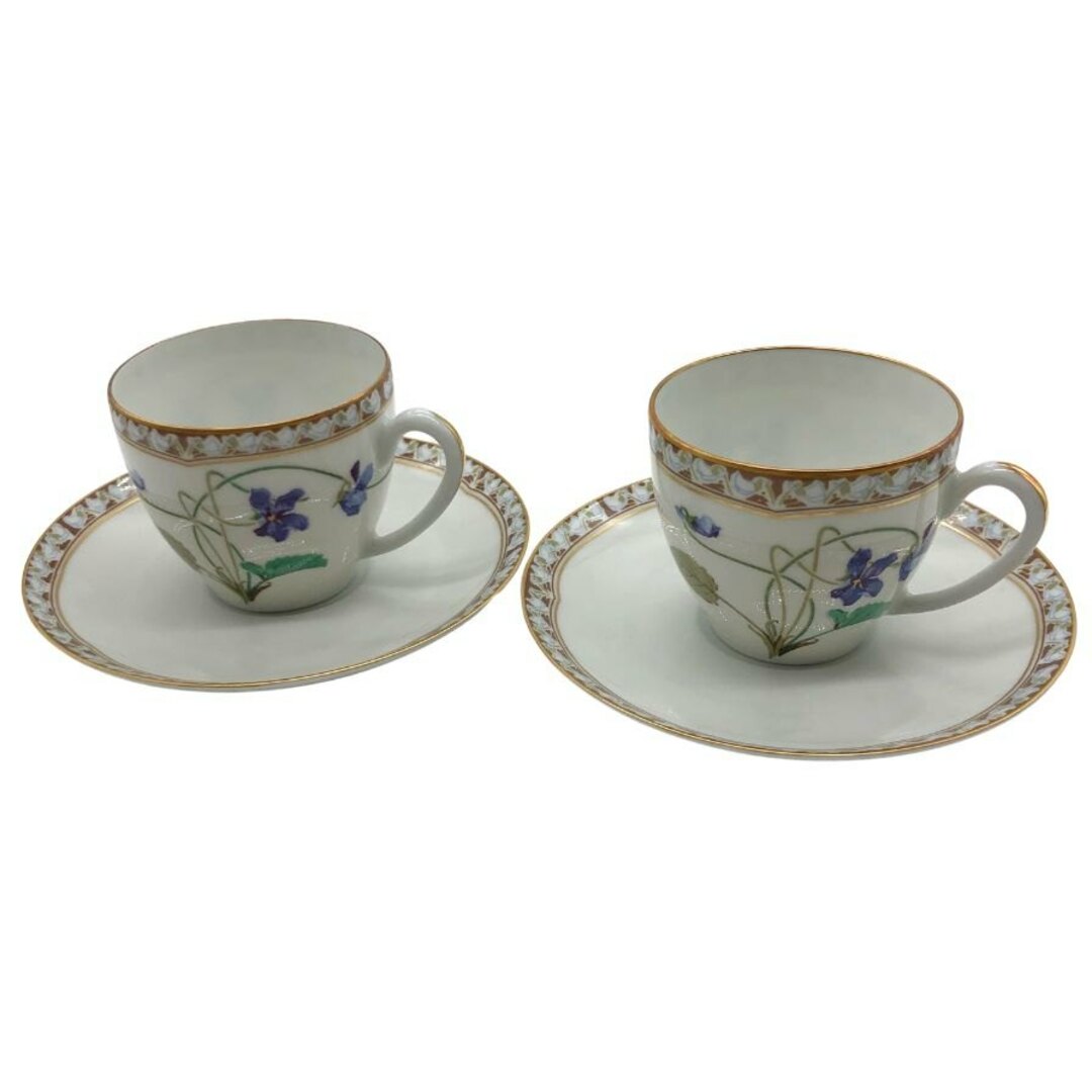 Haviland - アビランド リモージュ カップ&ソーサー 2組セット Haviland - アビランド リモージュ カップ&ソーサー 2組セット