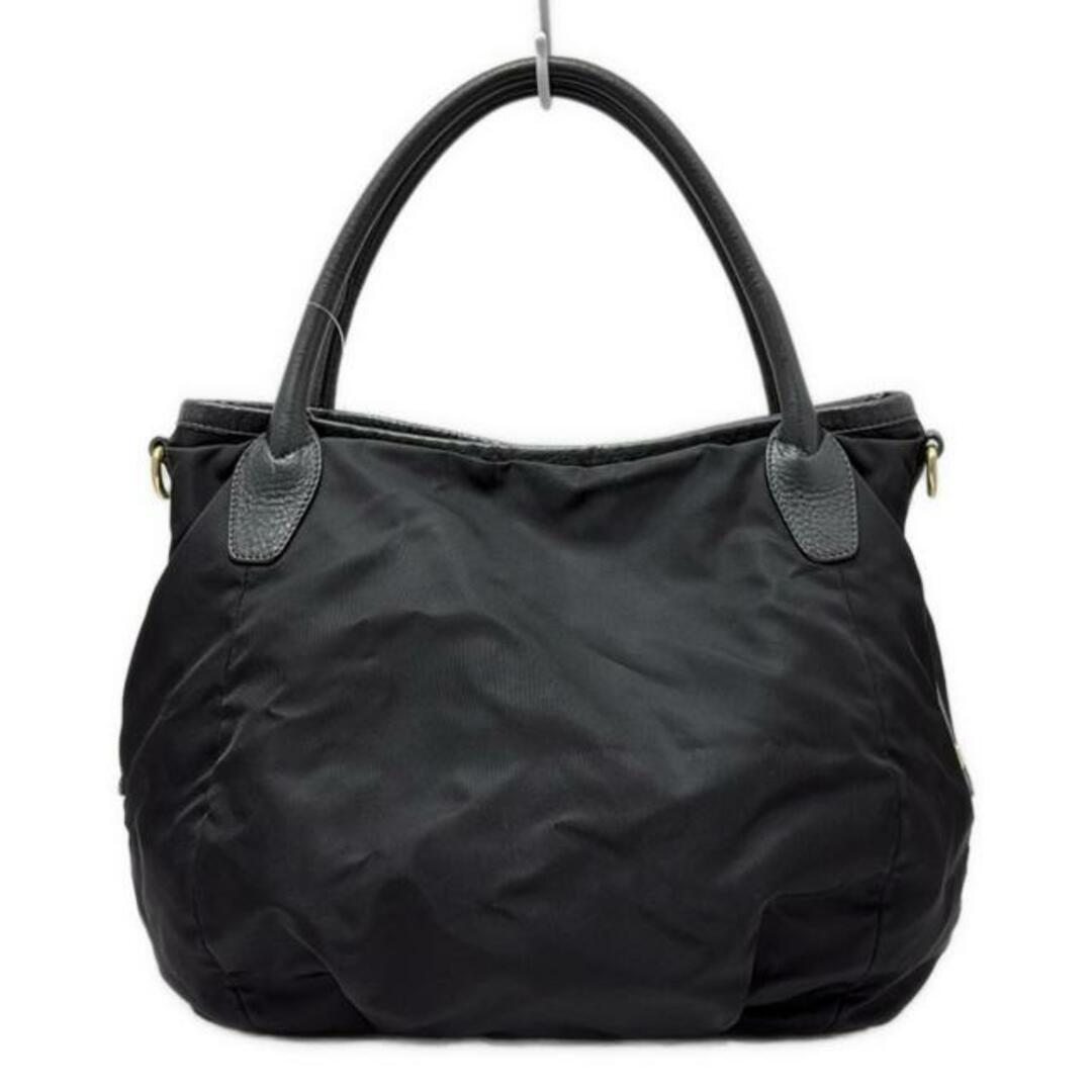 PRADA - PRADA(プラダ) トートバッグ - 黒 革タグ レザーの通販 PRADA - PRADA(プラダ) トートバッグ - 黒 革タグ レザーの通販