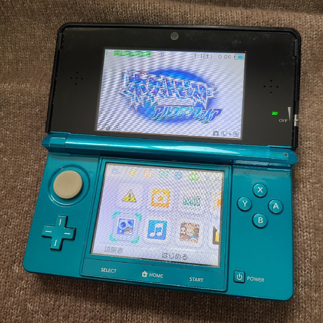 ニンテンドー3DS - 【即購入可】ニンテンドー3DS 本体 アクア ニンテンドー3DS - 【即購入可】ニンテンドー3DS 本体 アクア