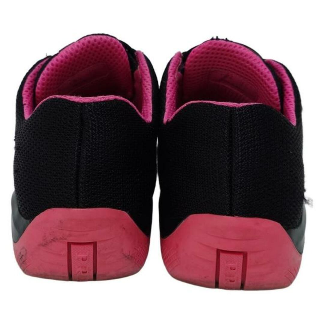 PRADA - PRADA(プラダ) スニーカー 35 レディース - 黒×ピンク PRADA - PRADA(プラダ) スニーカー 35 レディース - 黒×ピンク
