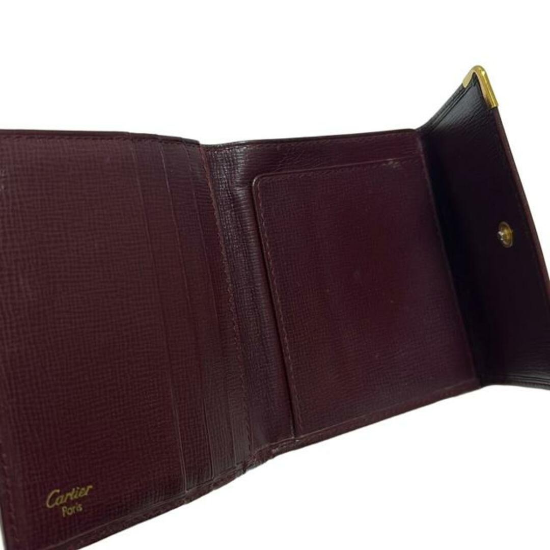 Cartier - Cartier(カルティエ) 3つ折り財布美品 マストライン Cartier - Cartier(カルティエ) 3つ折り財布美品 マストライン