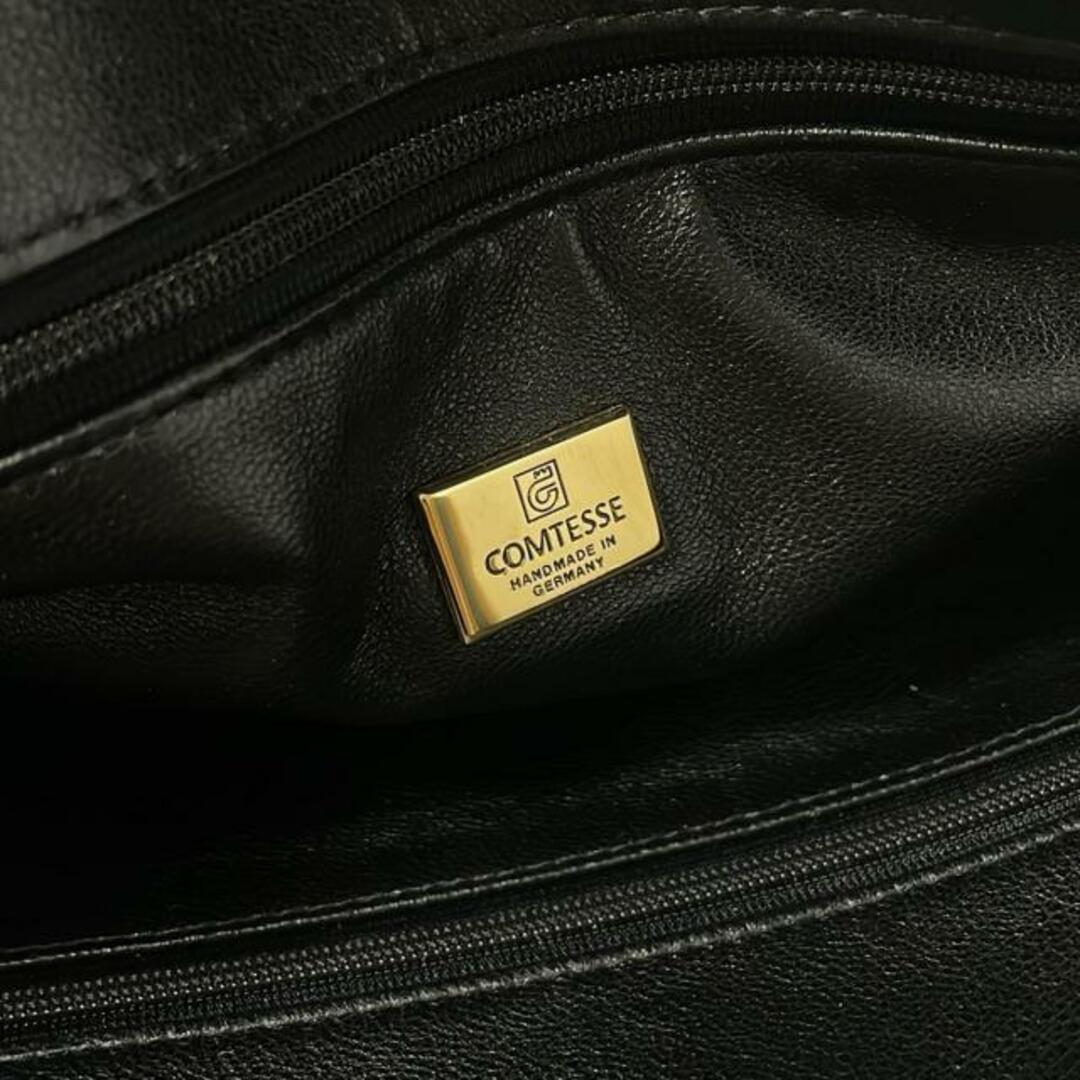 COMTESSE - comtesse(コンテス) ハンドバッグ - 黒 レザーの通販 COMTESSE - comtesse(コンテス) ハンドバッグ - 黒 レザーの通販