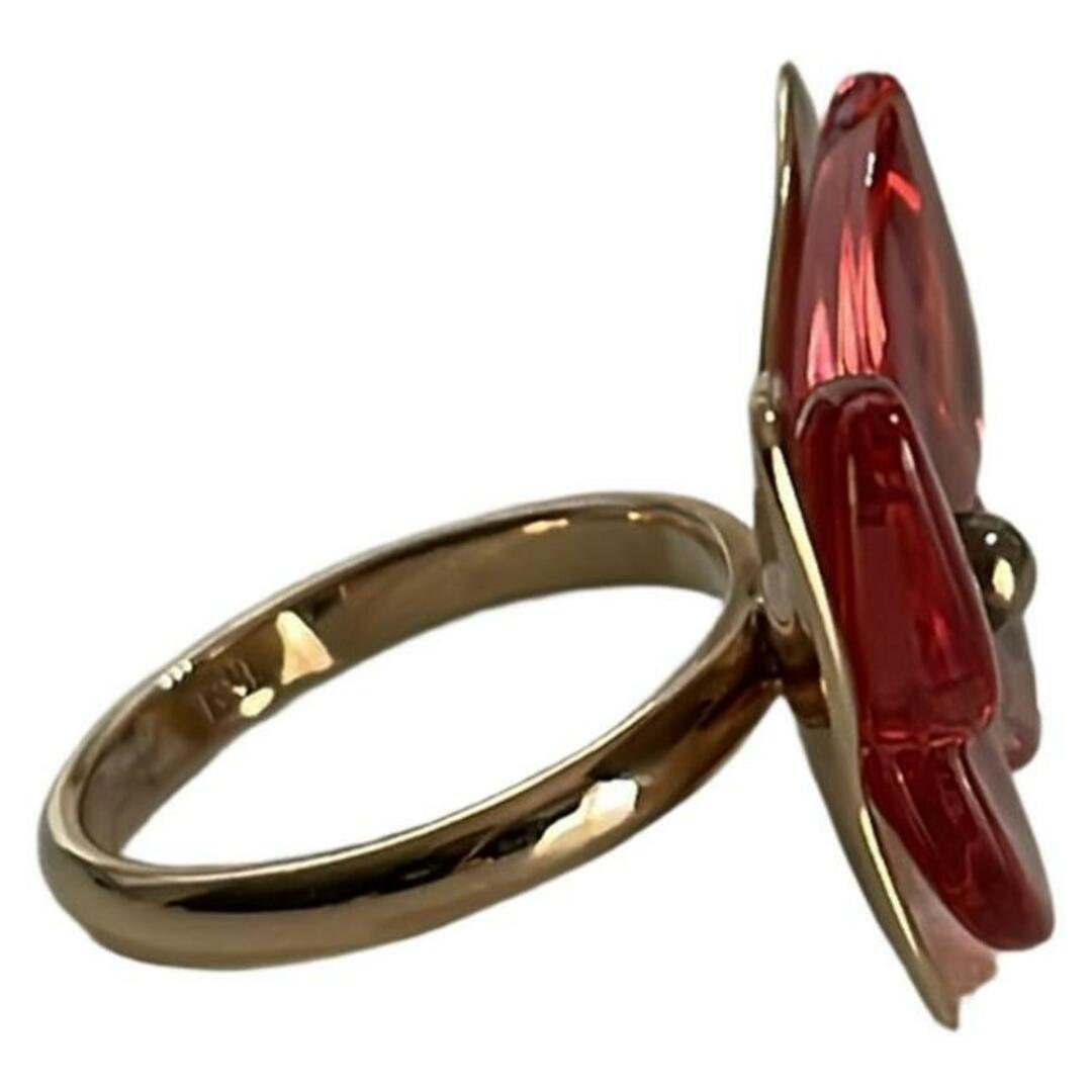 Baccarat - Baccarat(バカラ) リング美品 - レッド×ゴールド Baccarat - Baccarat(バカラ) リング美品 - レッド×ゴールド