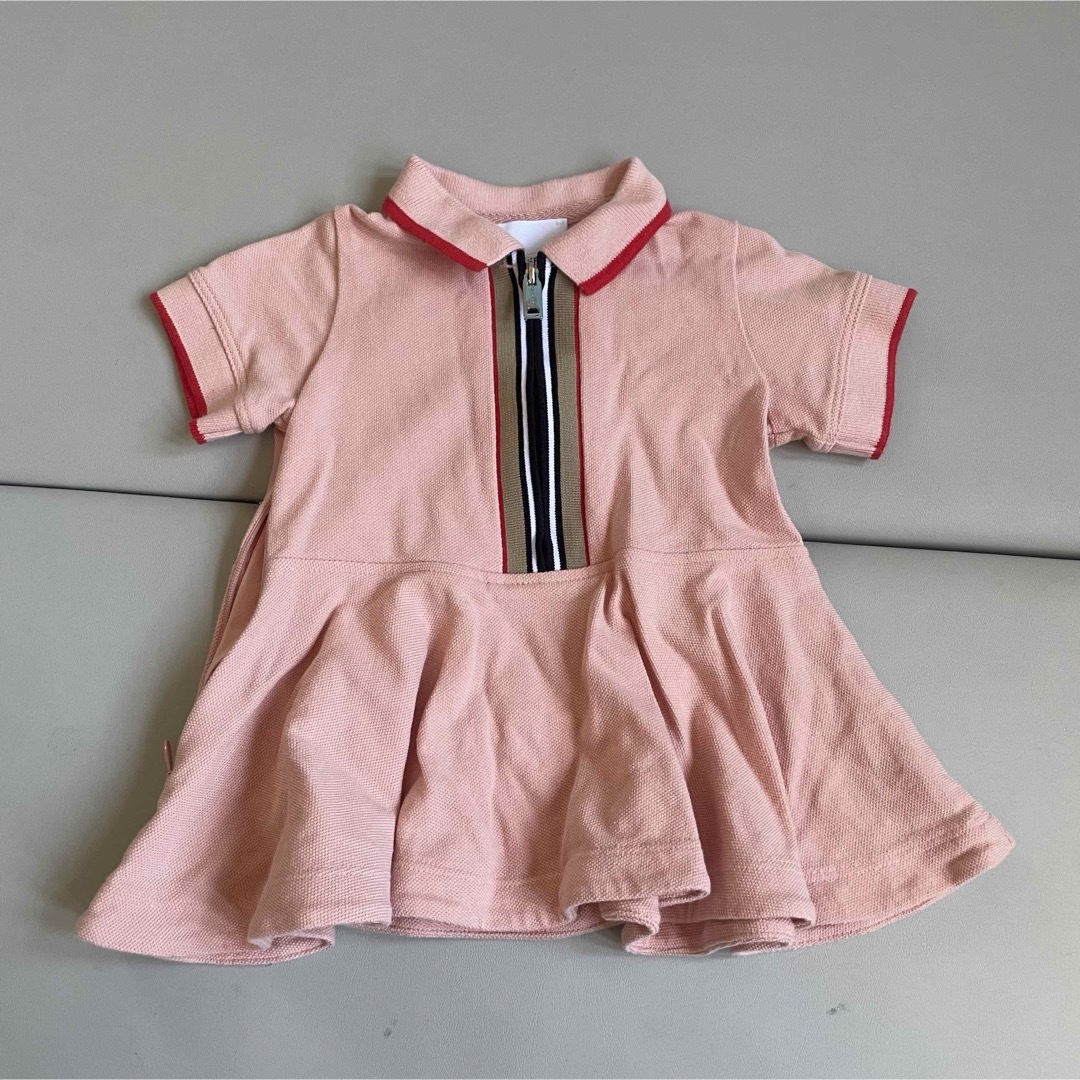 BURBERRY - Burberry ベビー服 ポロワンピース ピンクの通販 by BURBERRY - Burberry ベビー服 ポロワンピース ピンクの通販 by