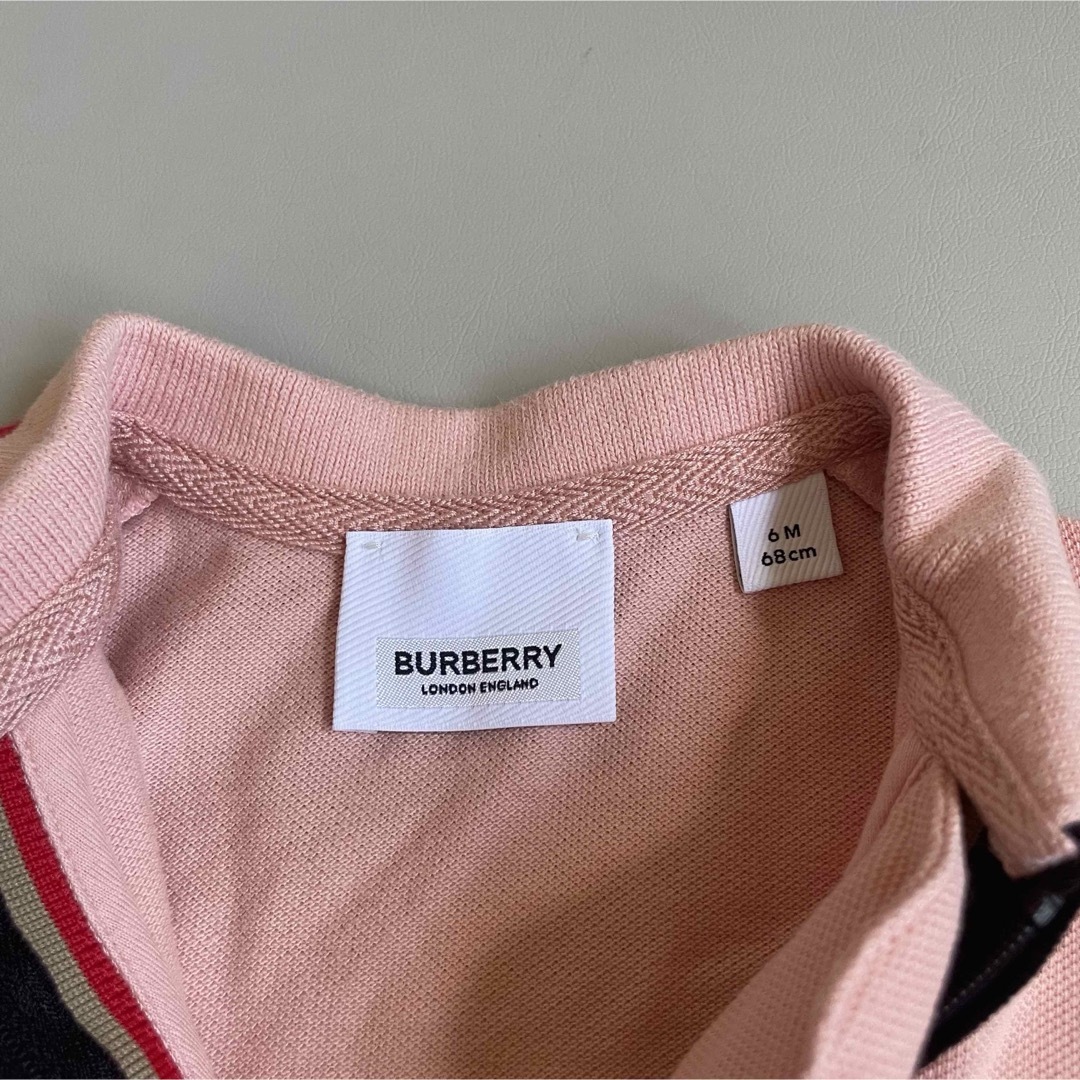 BURBERRY - Burberry ベビー服 ポロワンピース ピンクの通販 by BURBERRY - Burberry ベビー服 ポロワンピース ピンクの通販 by