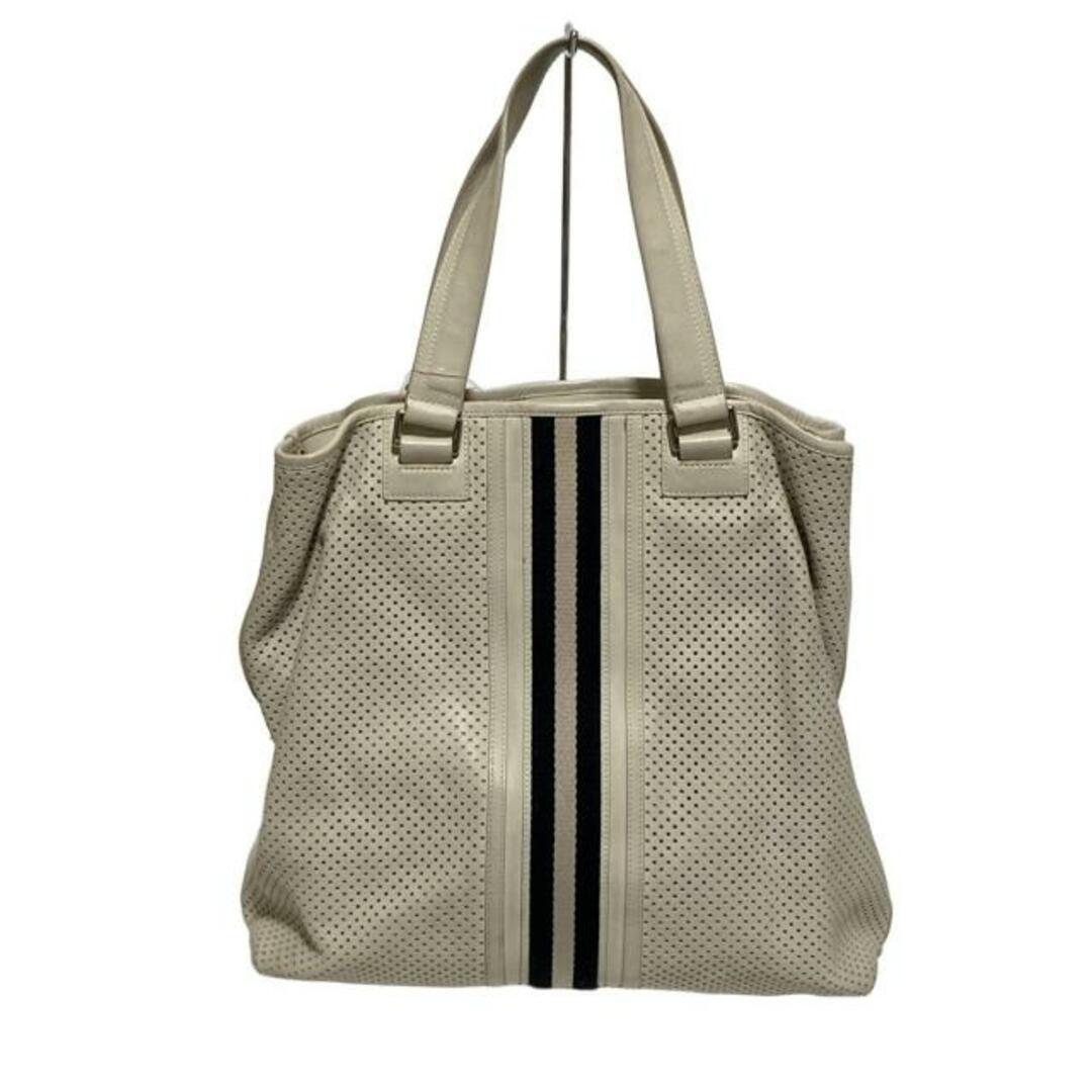 Bally - BALLY(バリー) トートバッグ - アイボリー×ダーク Bally - BALLY(バリー) トートバッグ - アイボリー×ダーク