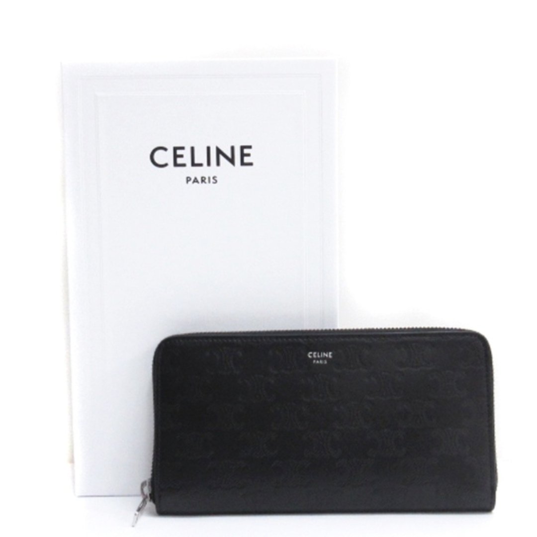 CELINE - セリーヌ トリオンフ 長財布 ラウンドファスナー CELINE - セリーヌ トリオンフ 長財布 ラウンドファスナー