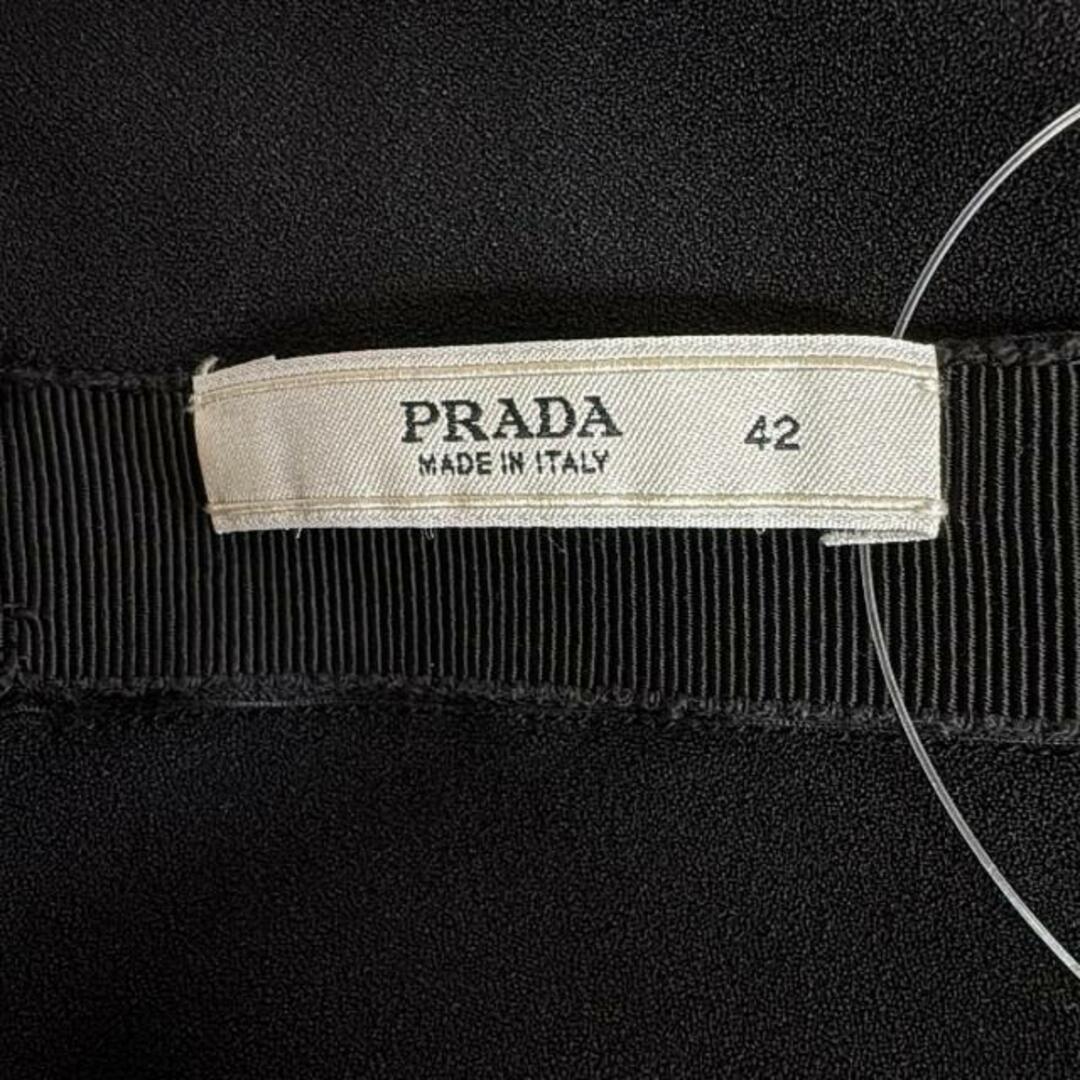 PRADA - PRADA(プラダ) ワンピース サイズ42 M レディース - 黒 PRADA - PRADA(プラダ) ワンピース サイズ42 M レディース - 黒