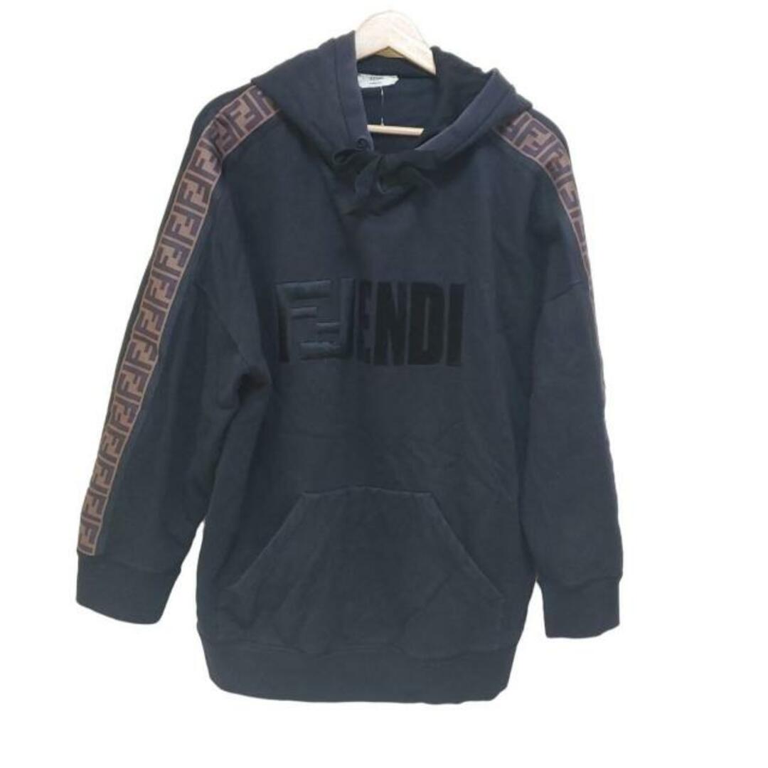 FENDI - FENDI(フェンディ) パーカー サイズL メンズ - 黒 長袖 FENDI - FENDI(フェンディ) パーカー サイズL メンズ - 黒 長袖