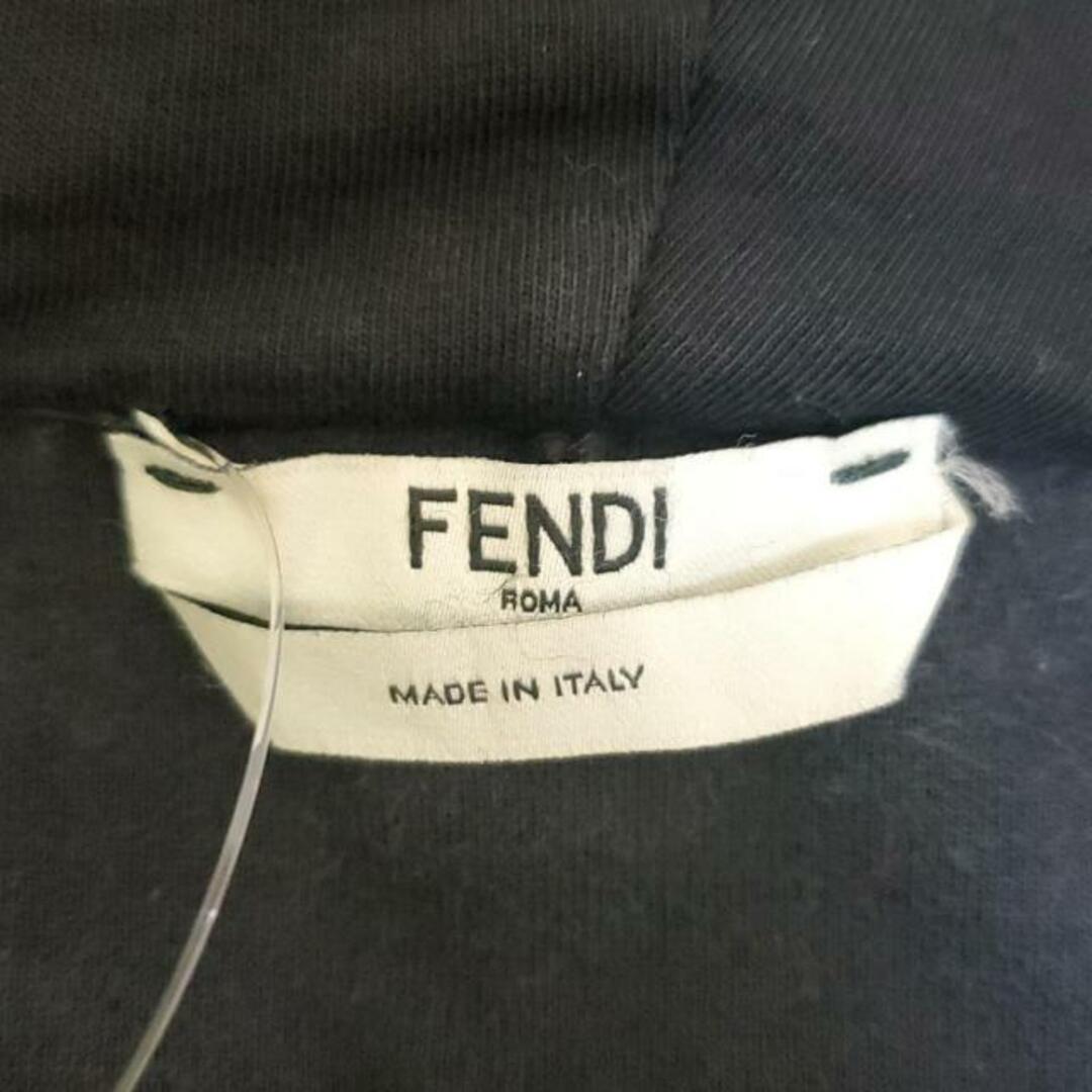 FENDI - FENDI(フェンディ) パーカー サイズL メンズ - 黒 長袖 FENDI - FENDI(フェンディ) パーカー サイズL メンズ - 黒 長袖
