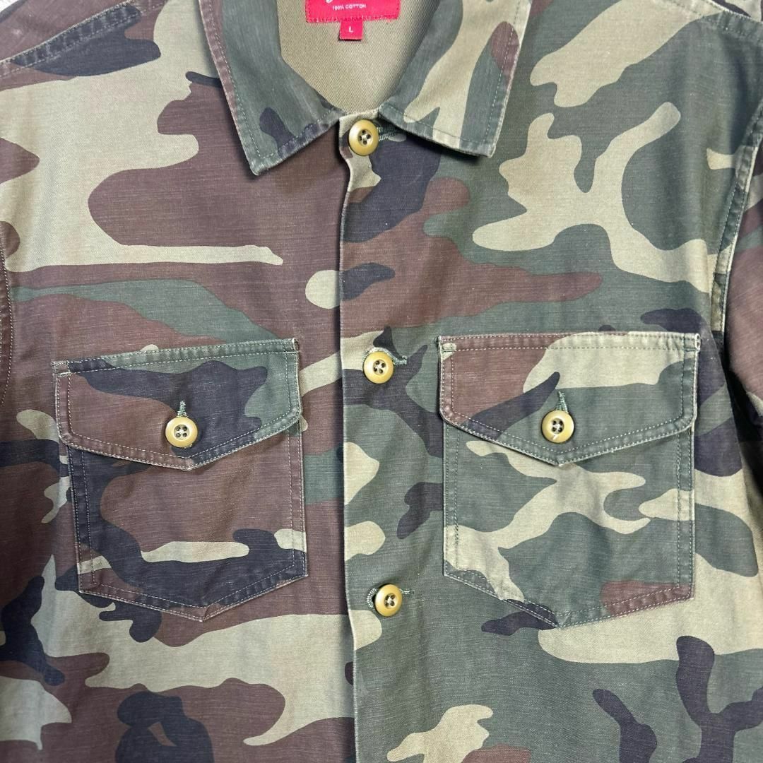 Supreme - シュプリーム Supreme 迷彩 Army Shirt Camo シャツ L Supreme - シュプリーム Supreme 迷彩 Army Shirt Camo シャツ L
