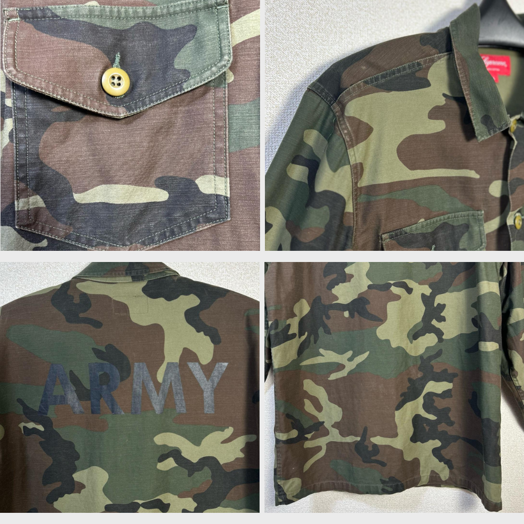 Supreme - シュプリーム Supreme 迷彩 Army Shirt Camo シャツ L Supreme - シュプリーム Supreme 迷彩 Army Shirt Camo シャツ L
