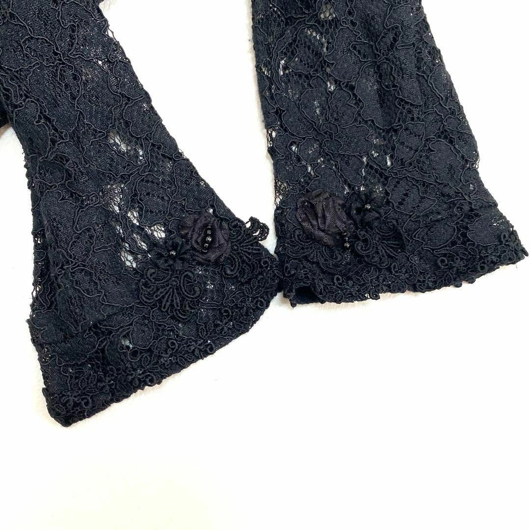 美品 nonnondorl ノンノンドール セットアップ 総レース 刺繍 黒 美品 nonnondorl ノンノンドール セットアップ 総レース 刺繍 黒