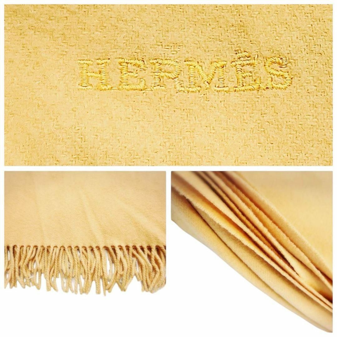 HERMES - 【大判カシミヤ】エルメス ブランケット ストール HERMES - 【大判カシミヤ】エルメス ブランケット ストール