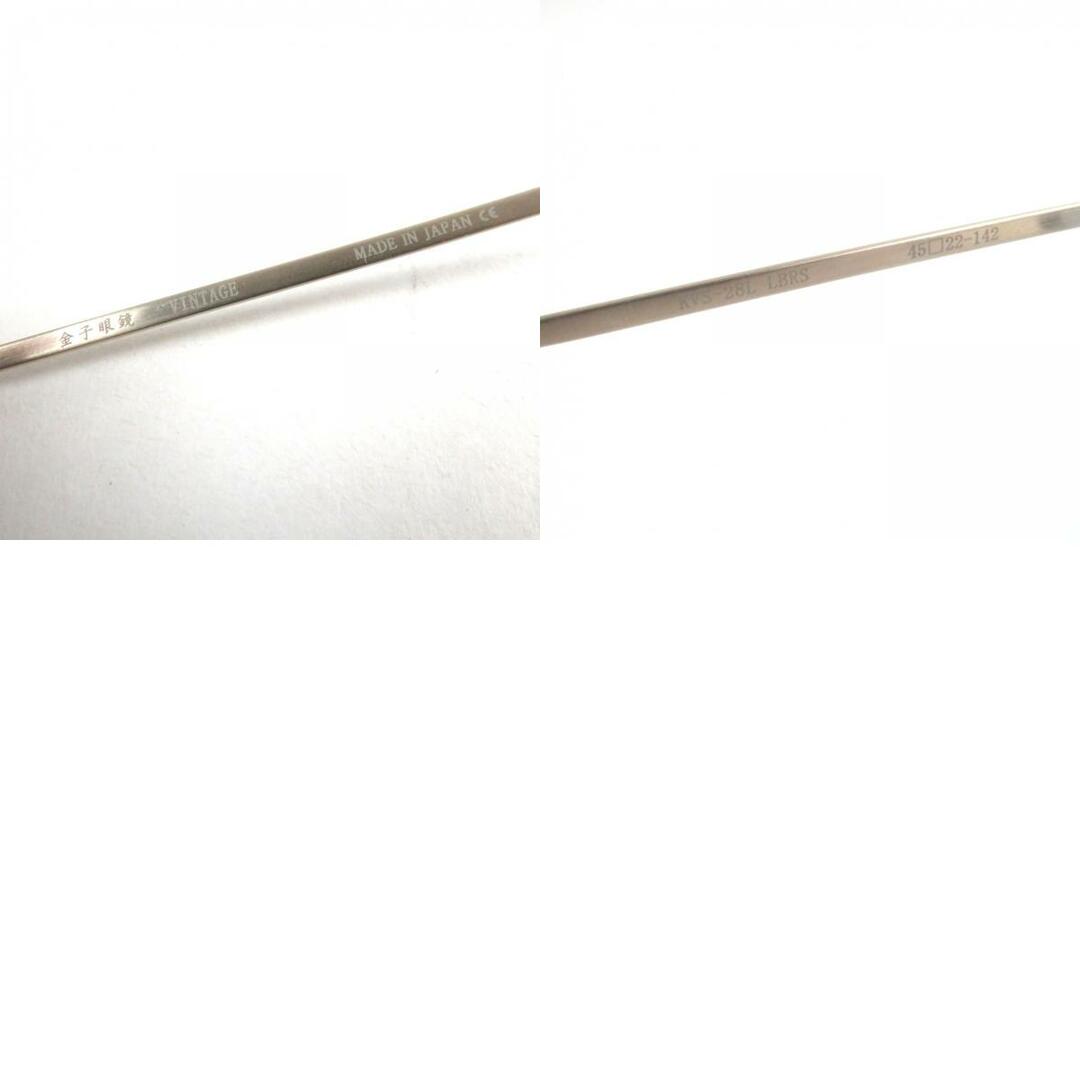 極美品○金子眼鏡 カネコガンキョウ VINTAGE KVS-28L LBRS 極美品○金子眼鏡 カネコガンキョウ VINTAGE KVS-28L LBRS