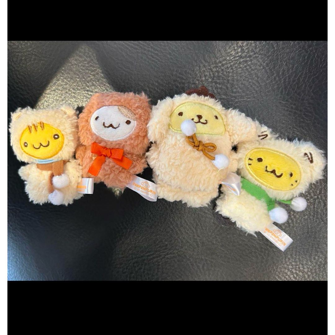 ポムポムプリン - チームプリン もこもこマスコット 全種類の ポムポムプリン - チームプリン もこもこマスコット 全種類の