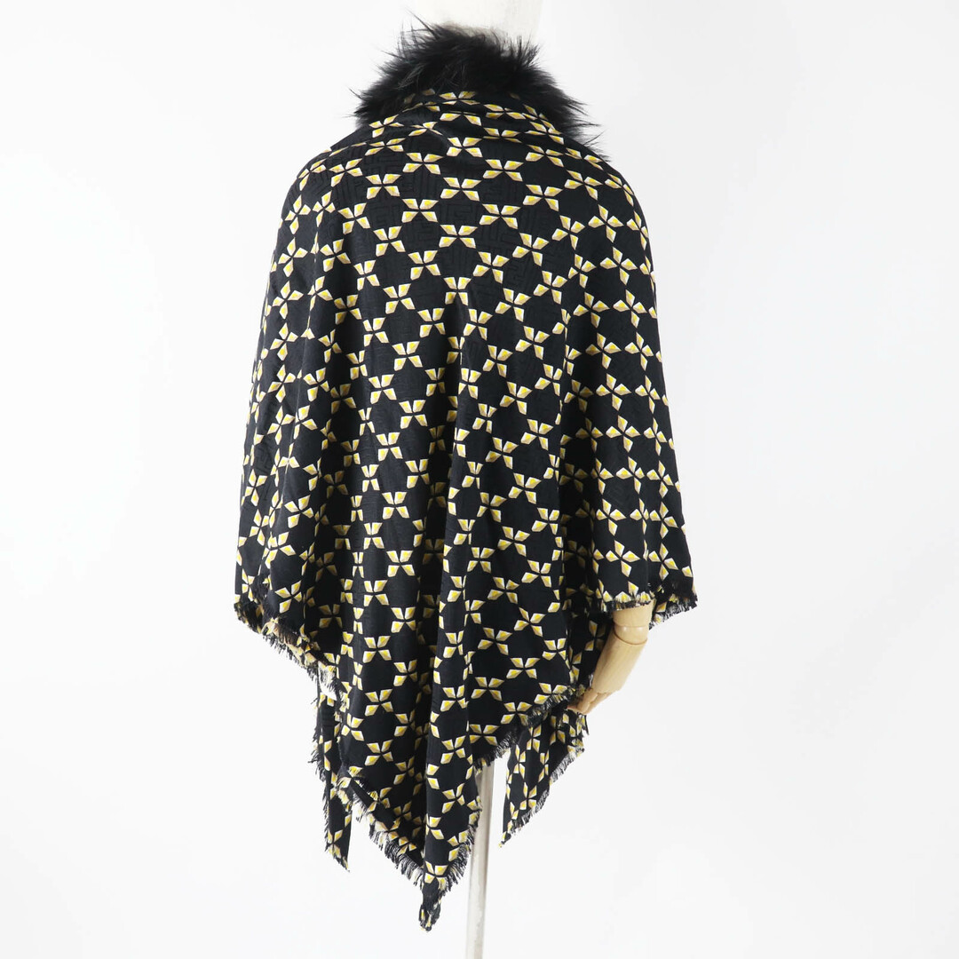FENDI - 美品◎FENDI フェンディ FXT069 シルク混 ラクーン FENDI - 美品◎FENDI フェンディ FXT069 シルク混 ラクーン