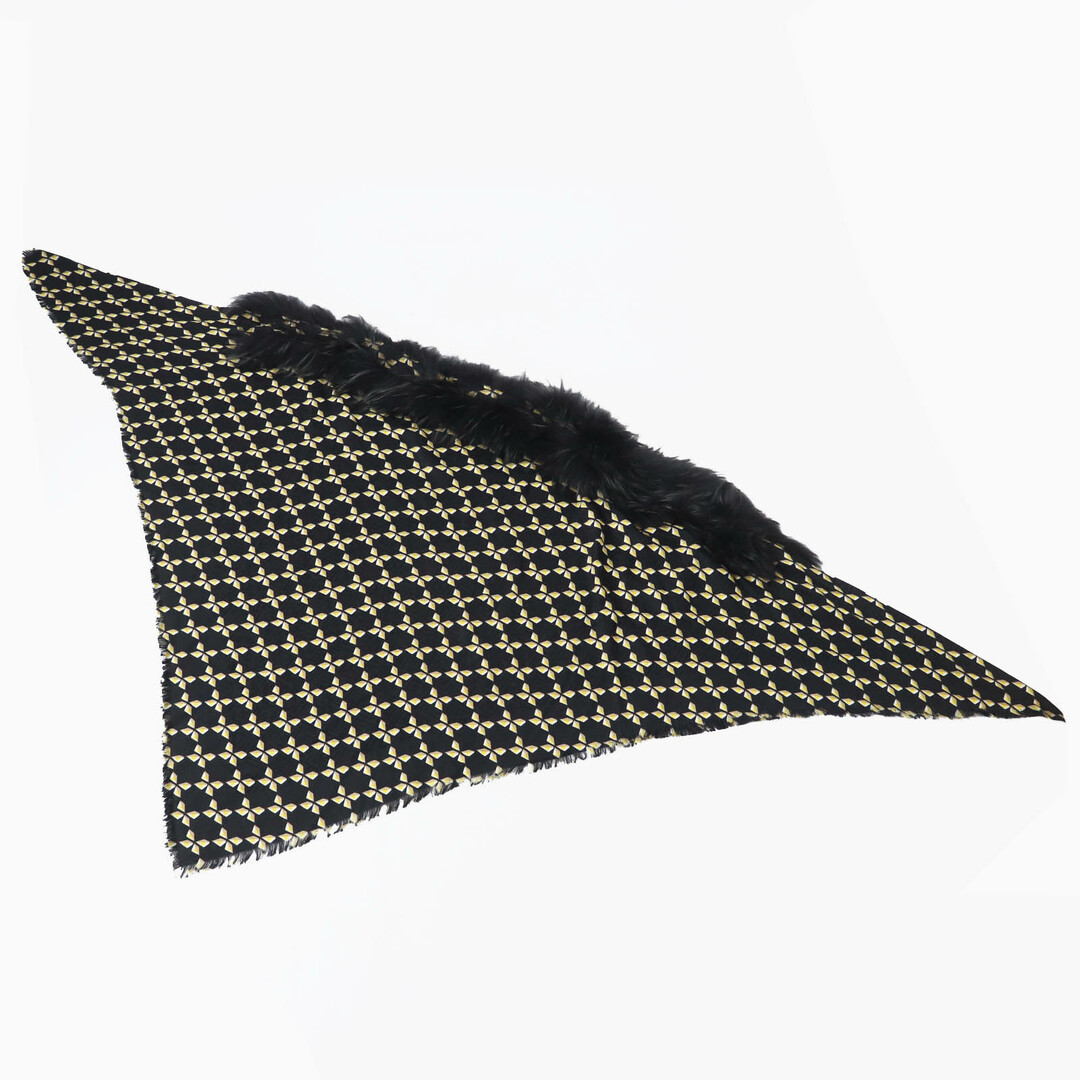 FENDI - 美品◎FENDI フェンディ FXT069 シルク混 ラクーン FENDI - 美品◎FENDI フェンディ FXT069 シルク混 ラクーン